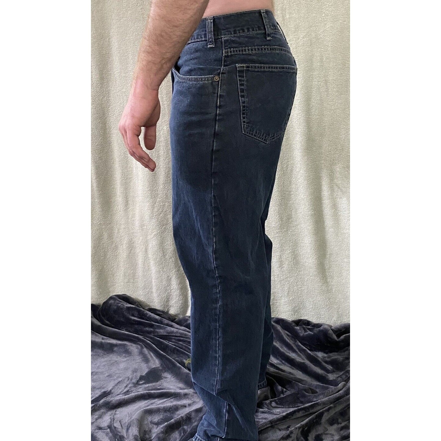 Old Navy Blue Jeans Straight Leg Fit Men’s 34X30