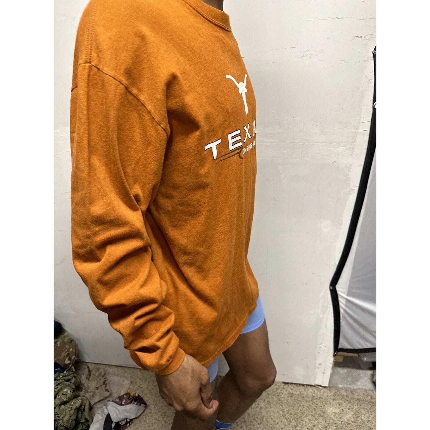 Men’s Texas Longhorns Long sleeve Pullover Tshirt