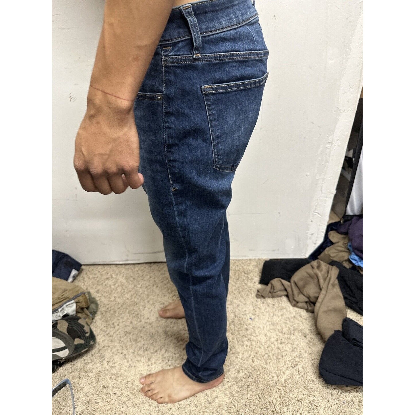 Men’s Skinny Express Jeans Blue 32 X 32
