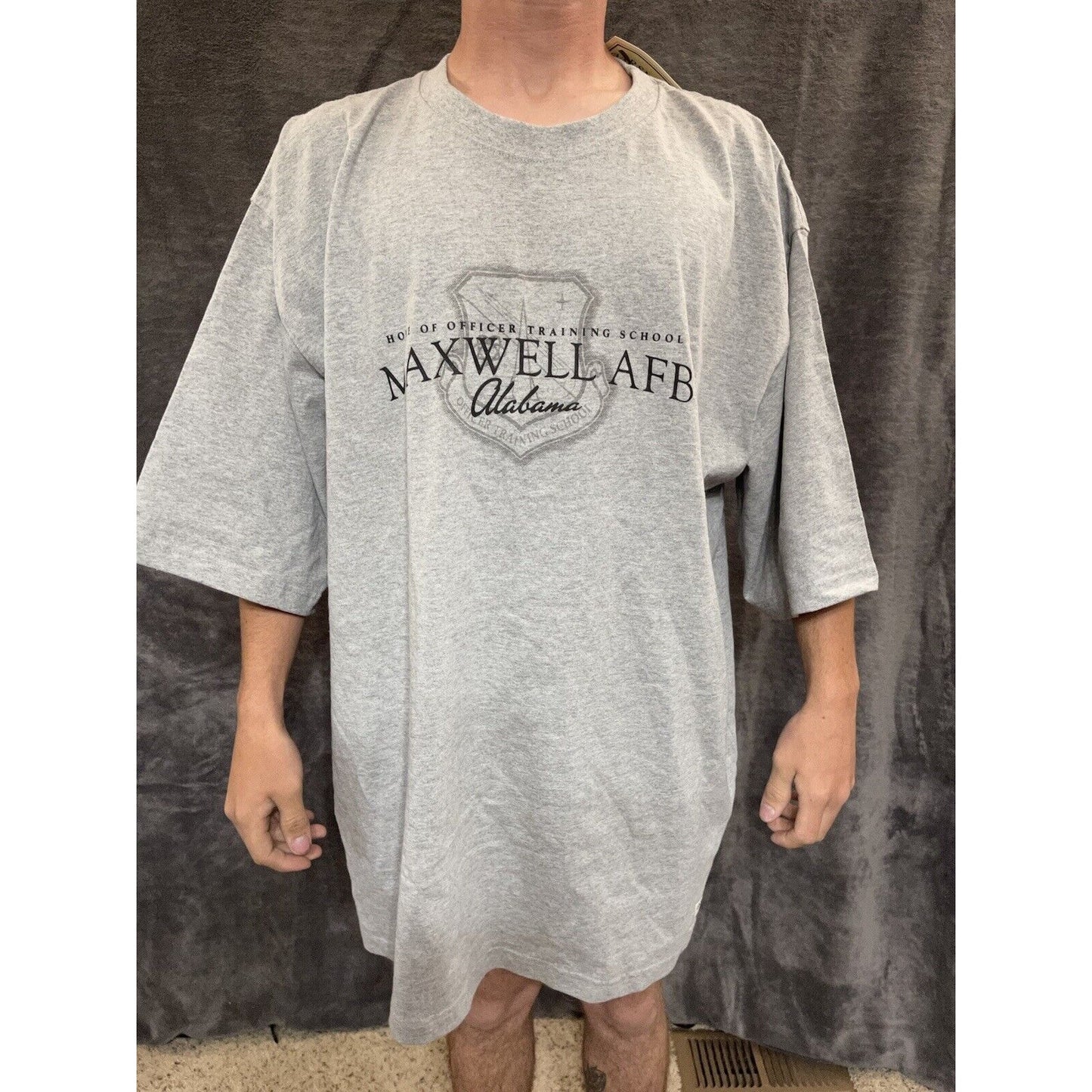 men's 2XL maxwell air force base alabama home of officer training shirt