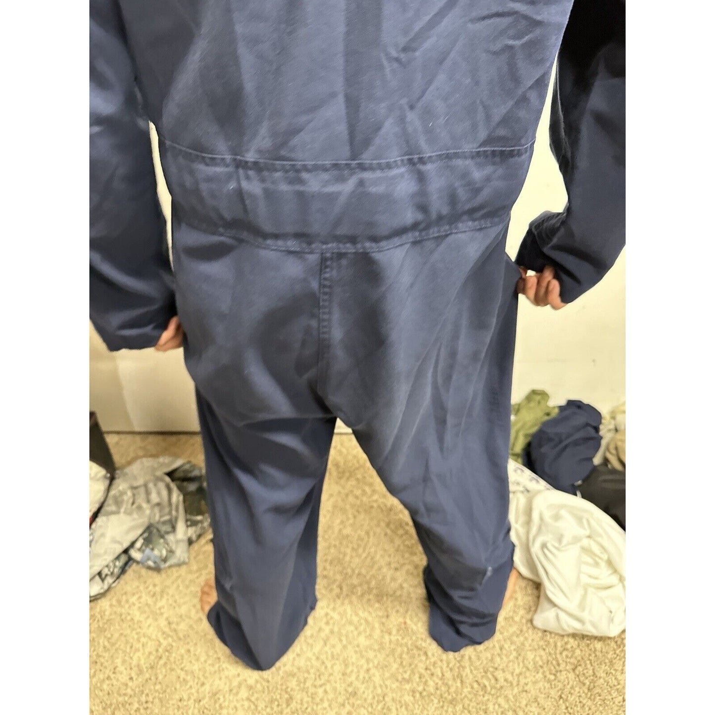 Vtg 90sSAC Missile Crew Coveralls Military USAF Jumpsuit Mechanic Flightsuit 42R