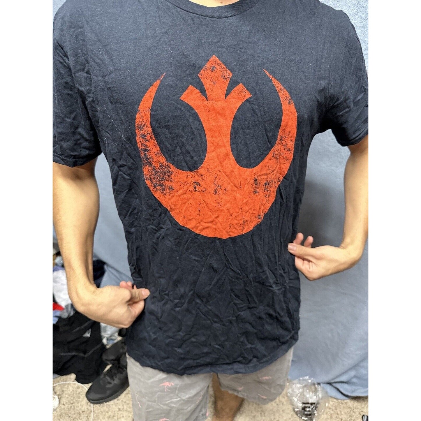 Men’s Black Star Wars Large Tshirt