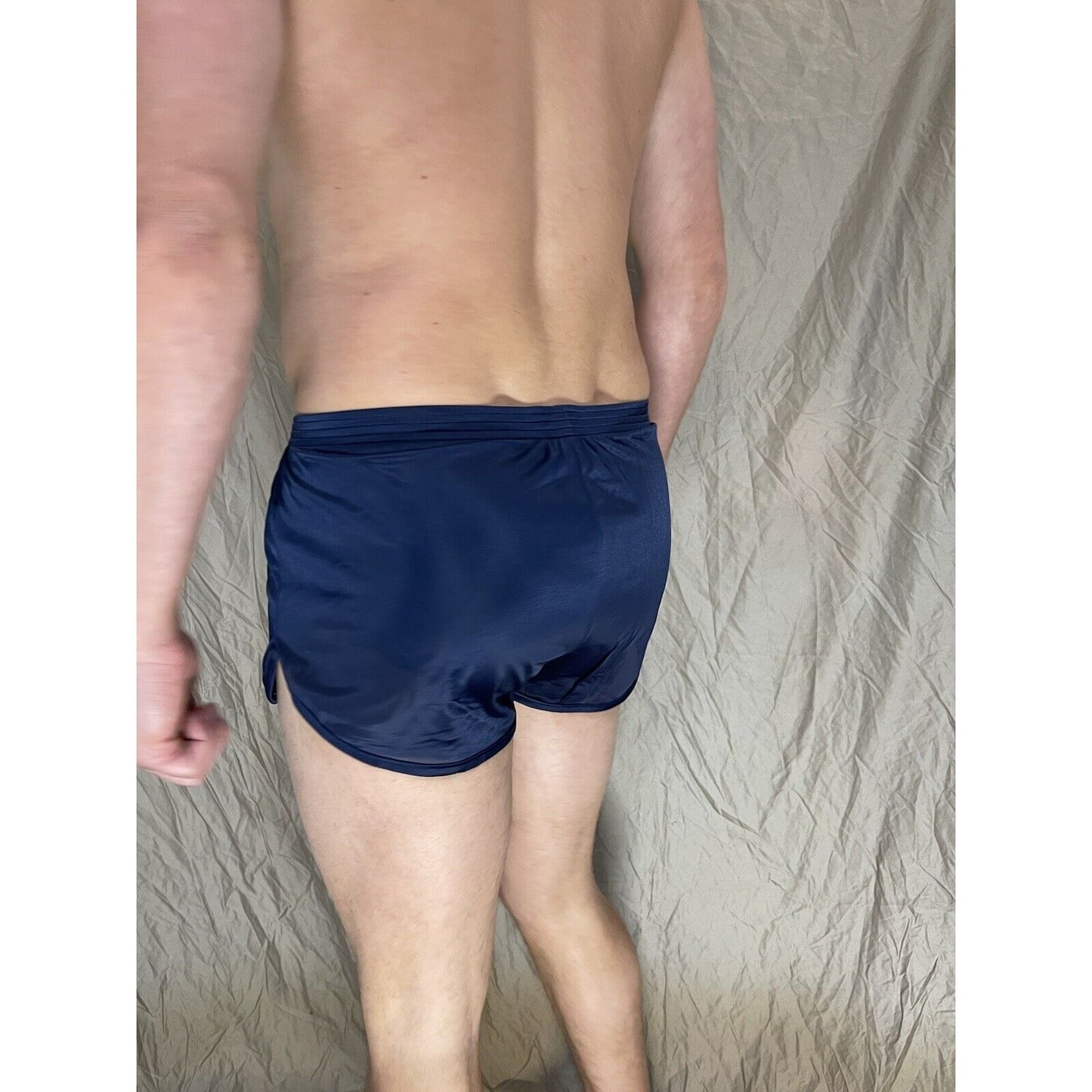 Soffe Ranger Panty Silkies PT Shorts Military Workout Bottom Navy Blue Small