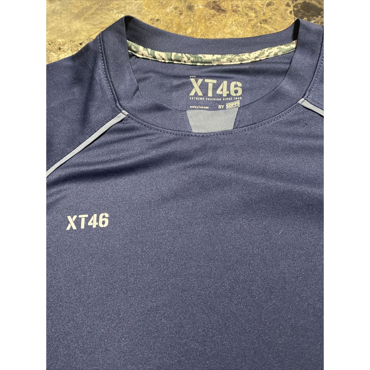 XT46 Extreme Training by Soffe Men’s Medium Navy Blue Athletic Polyester T-shirt