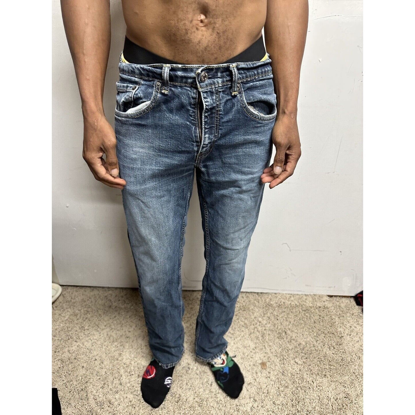 Men’s Denizen Levi’s 285 Relaxed Fit 32 X 32 Blue Jeans