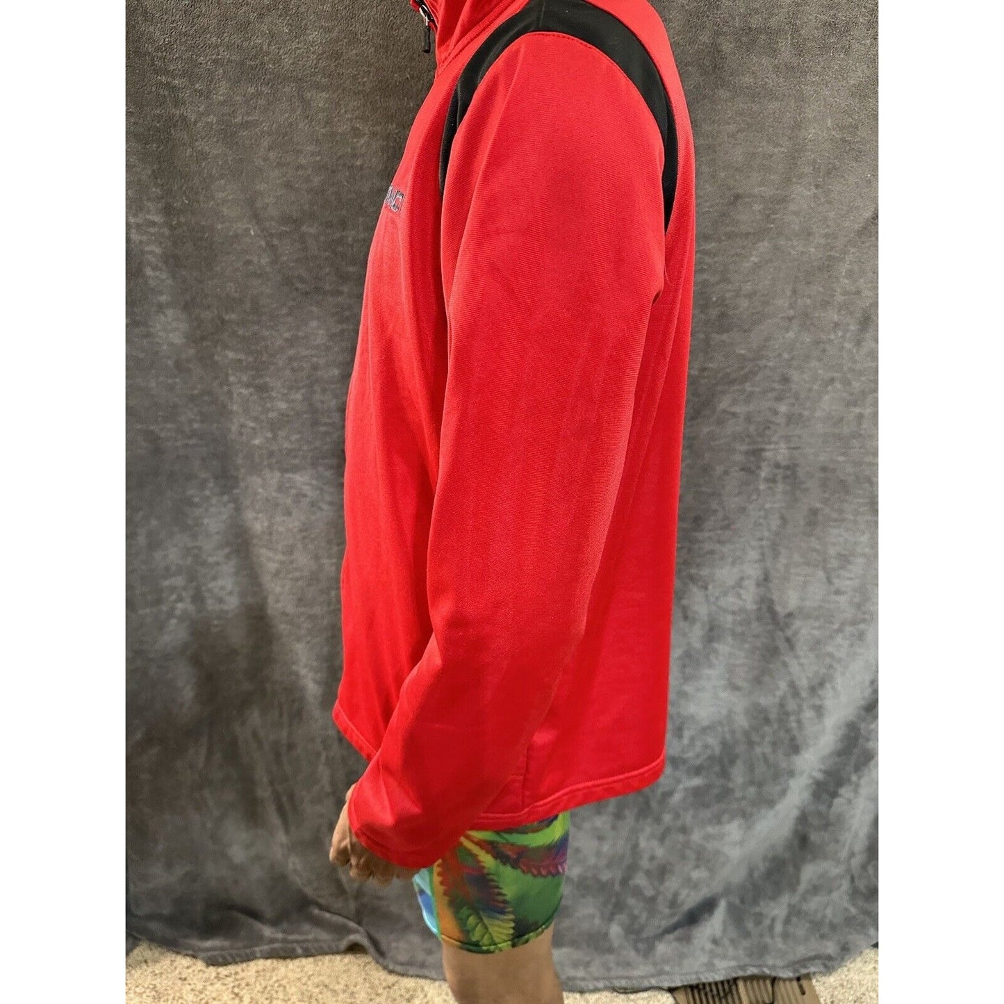 Men’s Red Full Zip AND1 Large Jacket