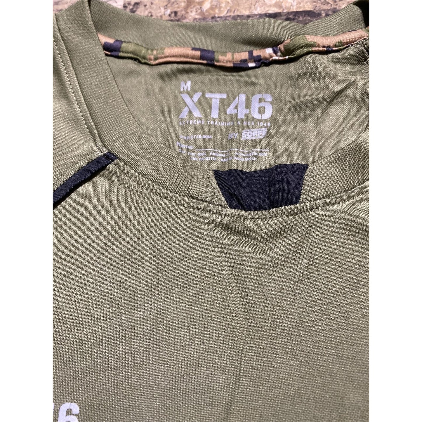 Soffe Extreme Training XT46 Men’s Medium Army Green Polyester Military Shirt NWT