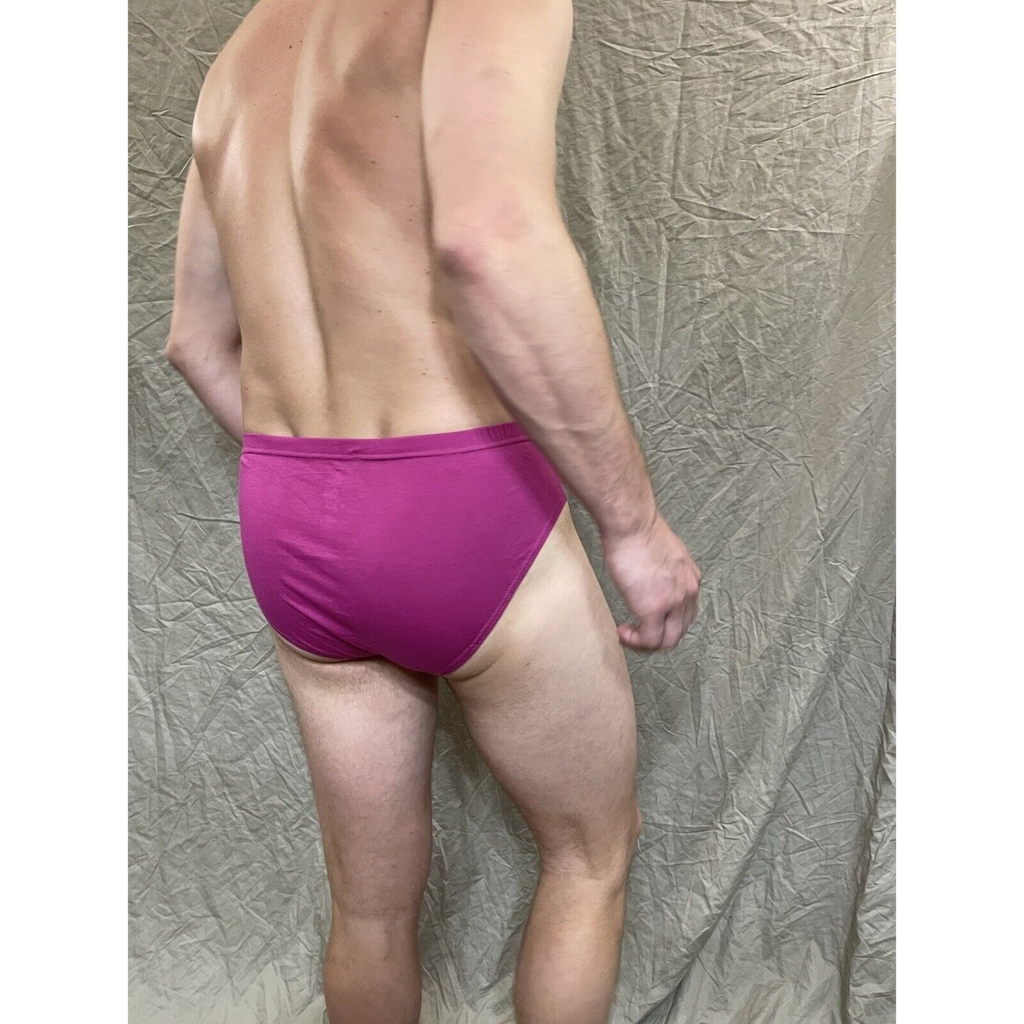 men's Pink papi large brief cotton