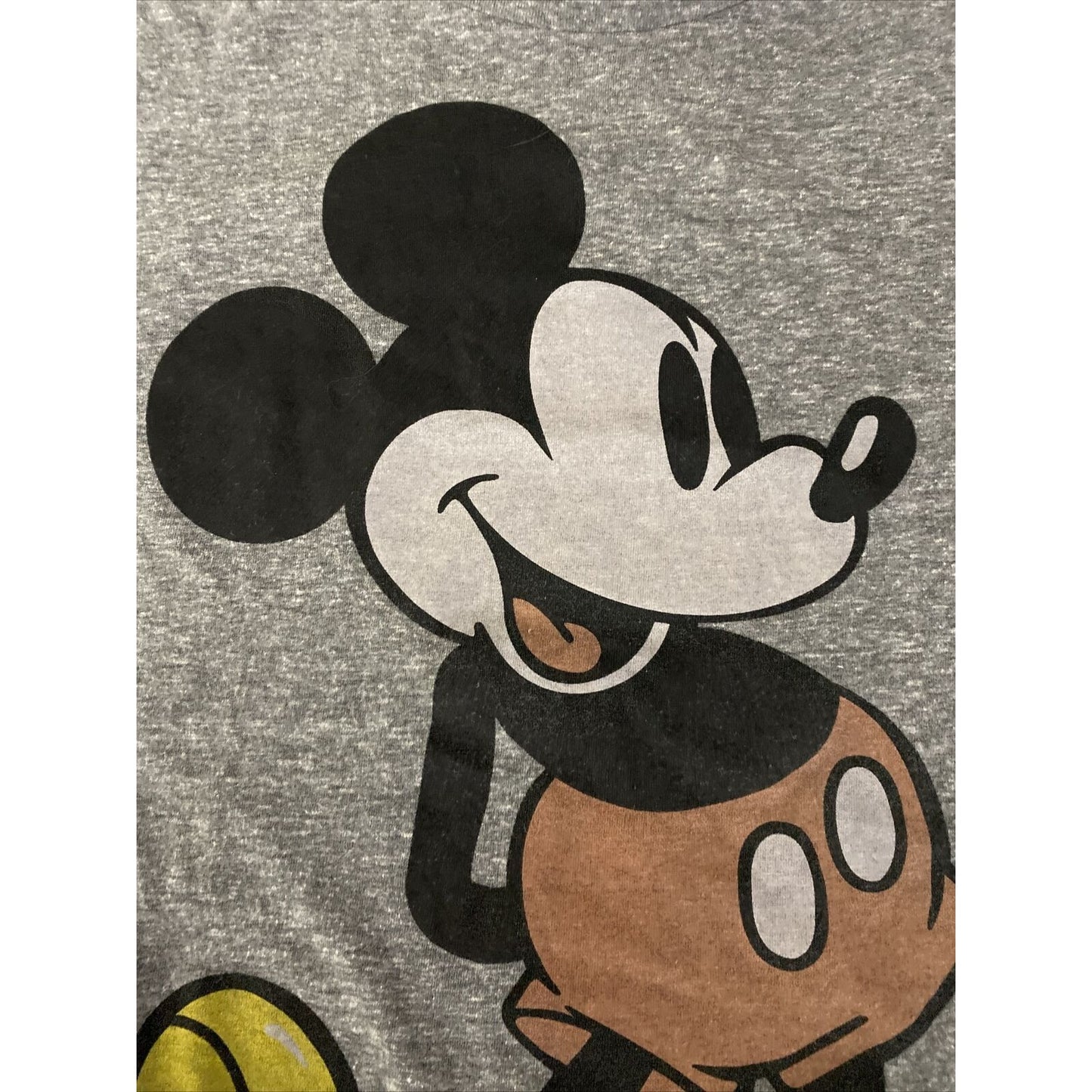 MICKEY MOUSE Vintage Disney Men’s XL Gray Cotton-poly T-shirt