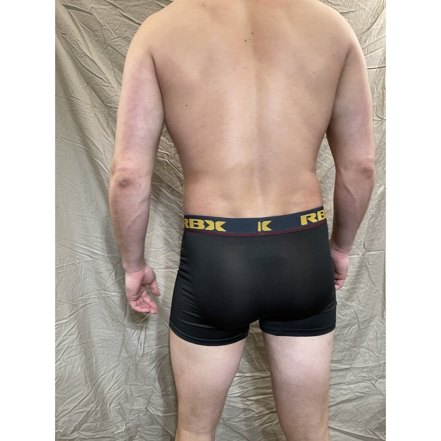 men's RBX Active black compression shorts medium