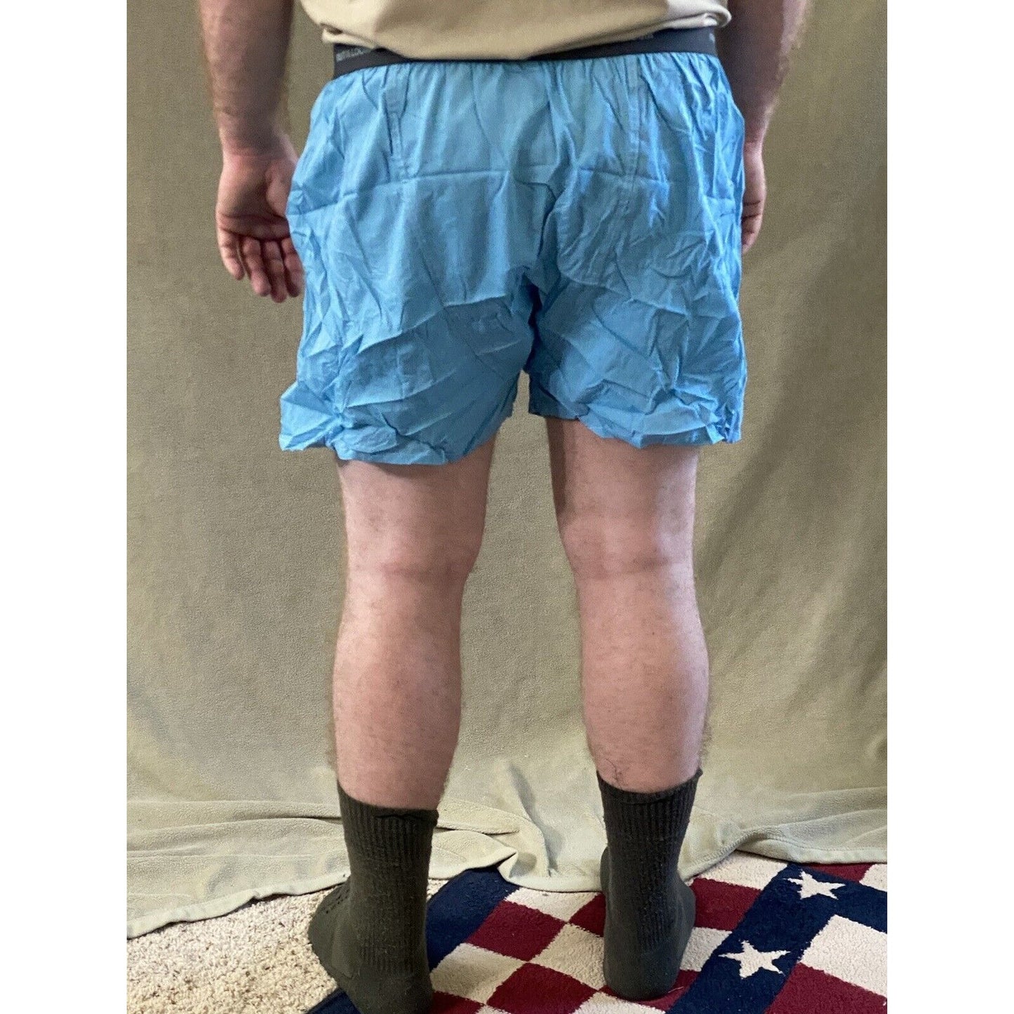 Fruit Of The Loom Men’s XL Sky Blue Cotton-blend Boxer Shorts New