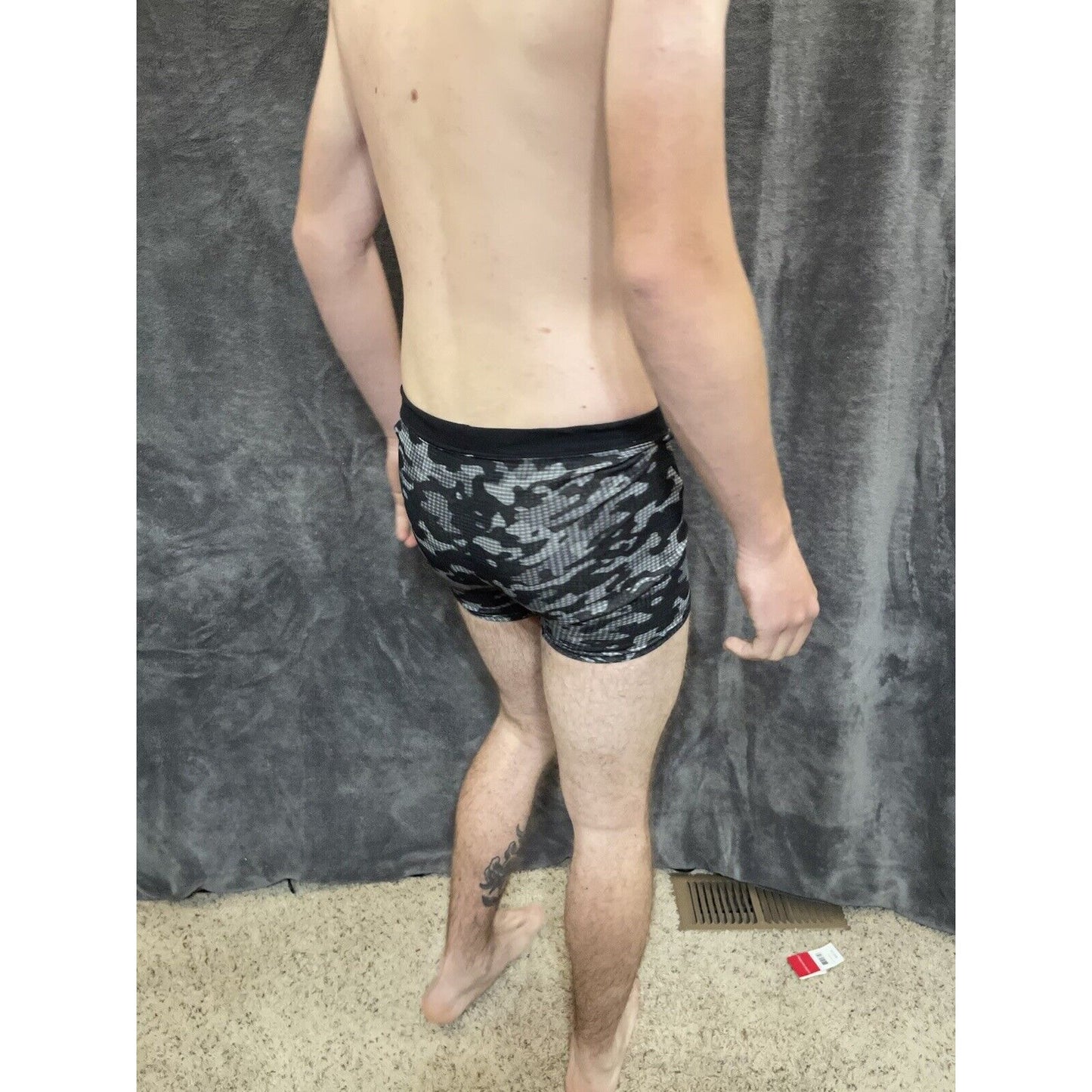 boy's youth XL Dark Gray Camo hanes boxer brief