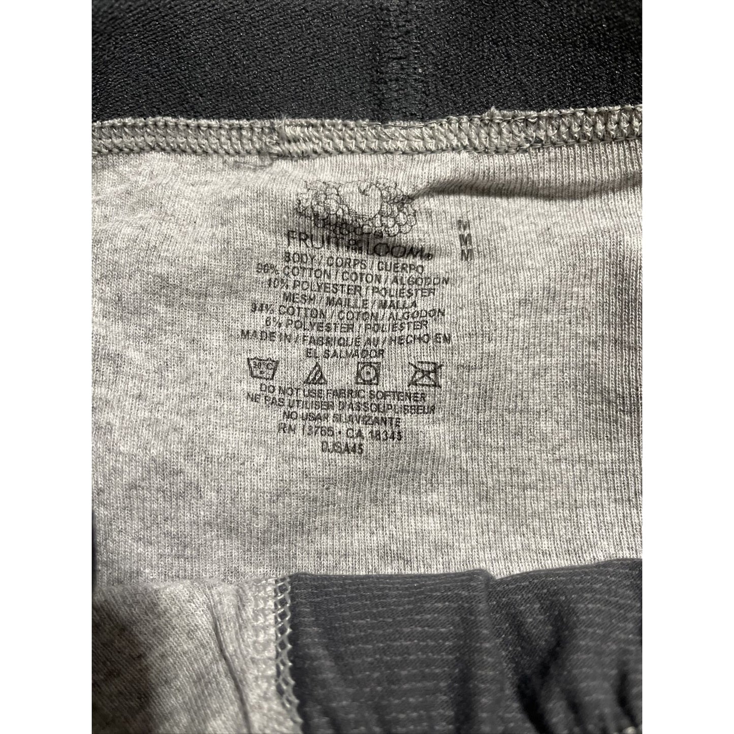 Fruit of the Loom Men's Boxer Briefs - Light Gray- Size Medium