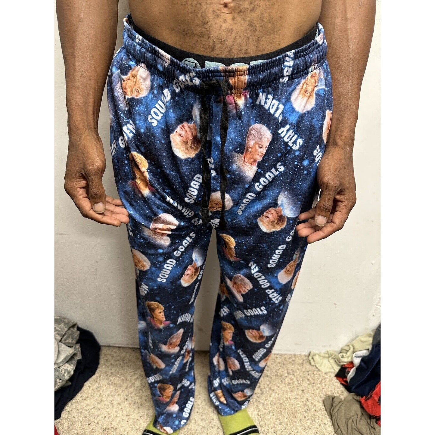 The Golden Girls Medium Lounge Pants Sleepwear Blue