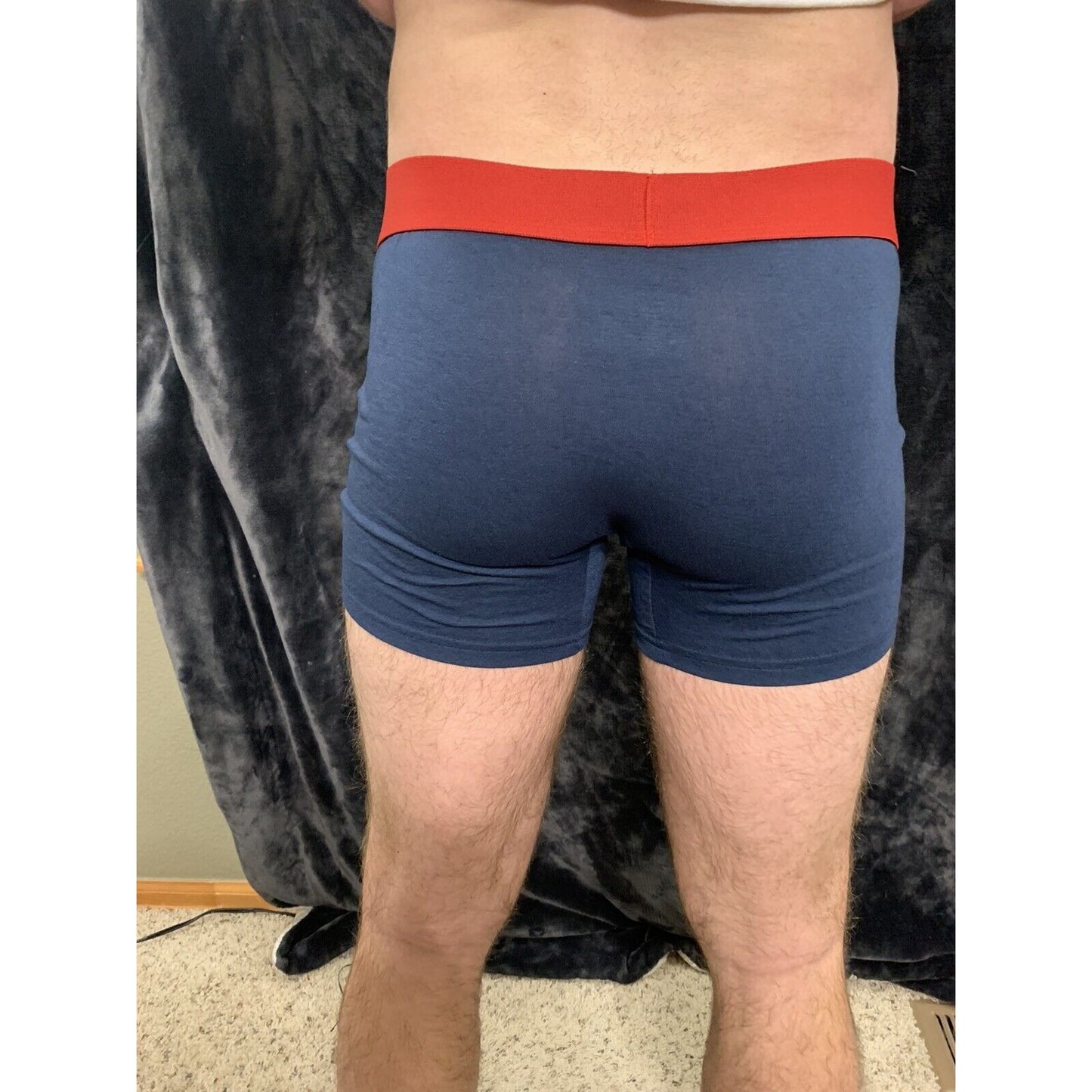 Aeropostale Stretch Boxer Briefs Dark Blue Men’s Large - 5% Spandex