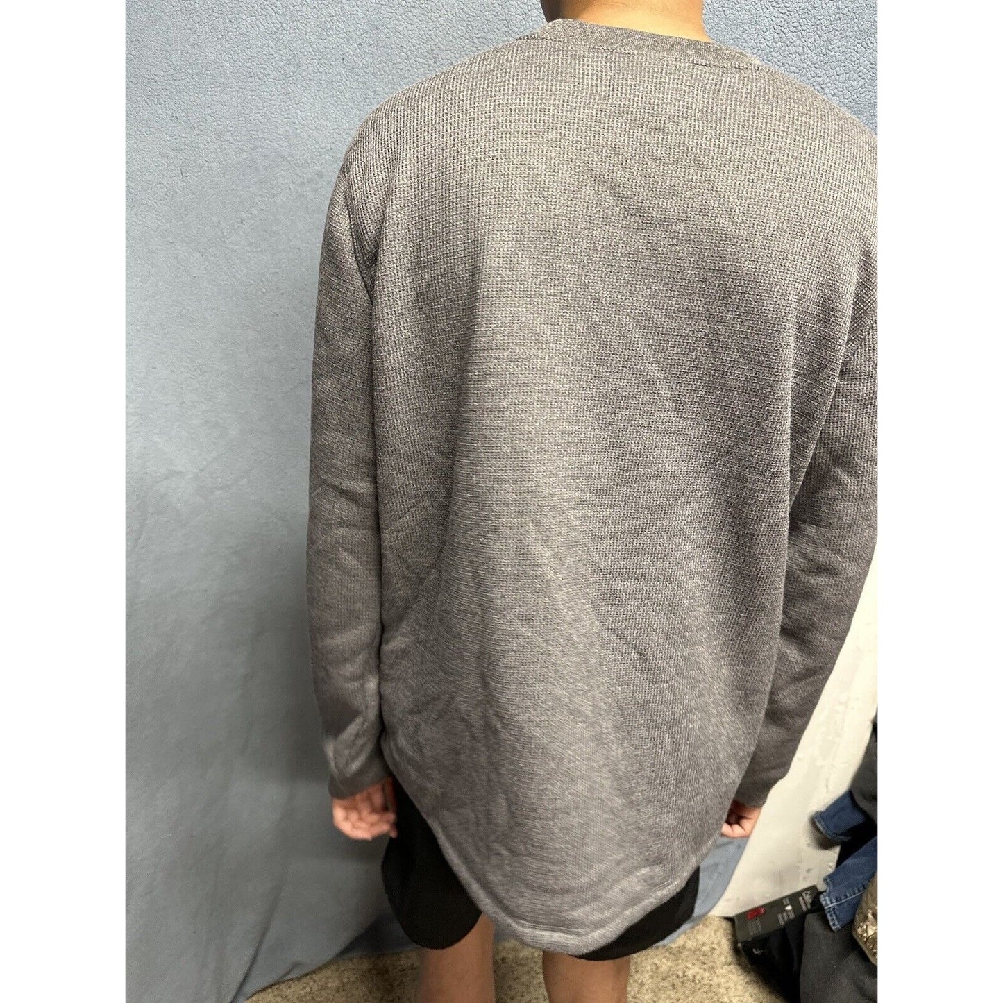 Men’s Pullover Gray B.C. Clothing Heritage Sweater Large