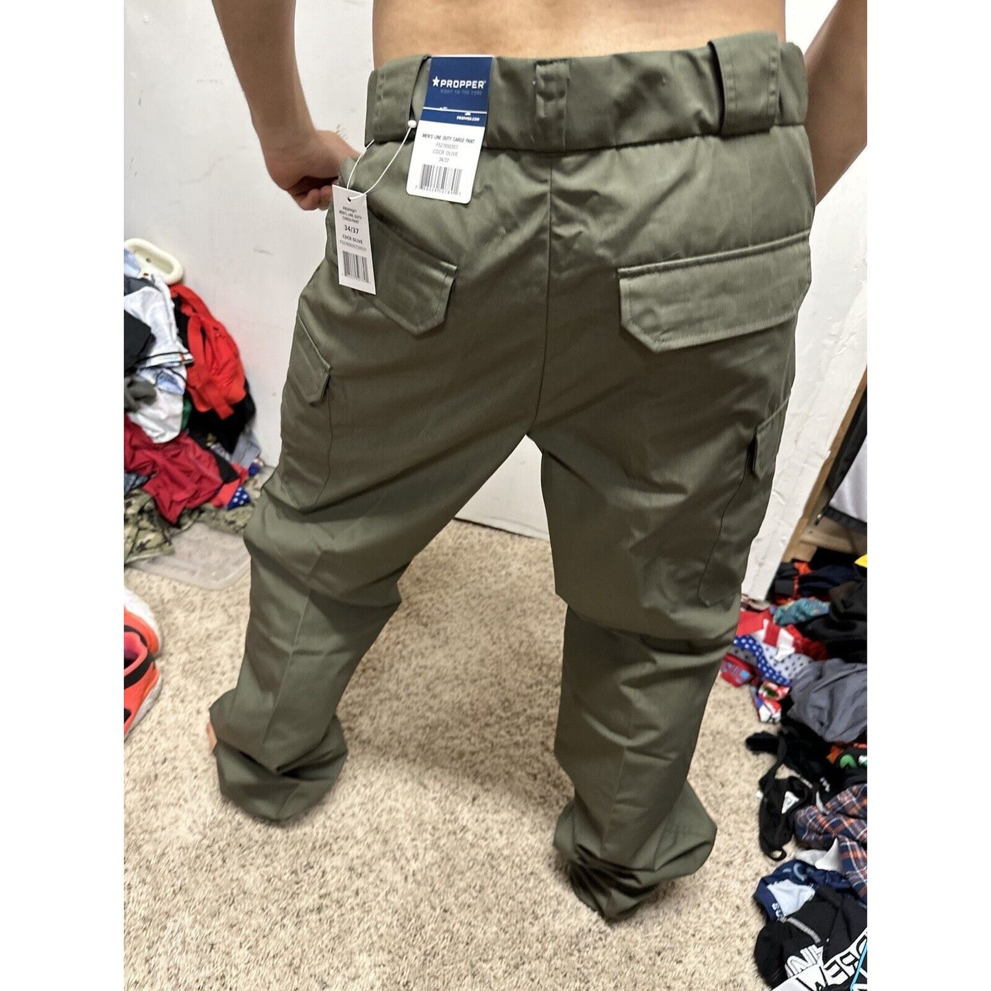 Men’s Propper Line Duty Cargo Pant Olive 34/37 Pants