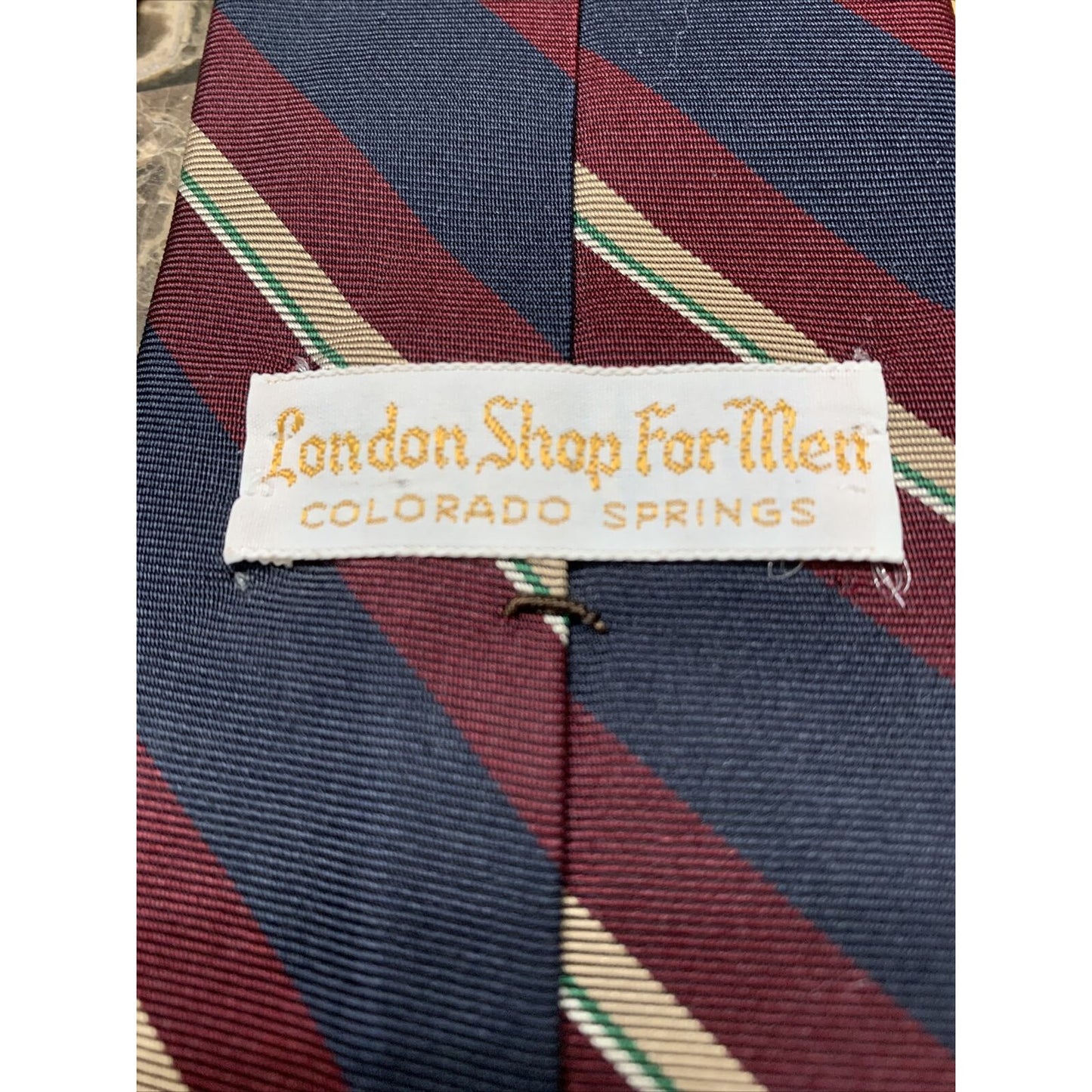 London Shop For Men Silk Striped Tie Colorado Springs