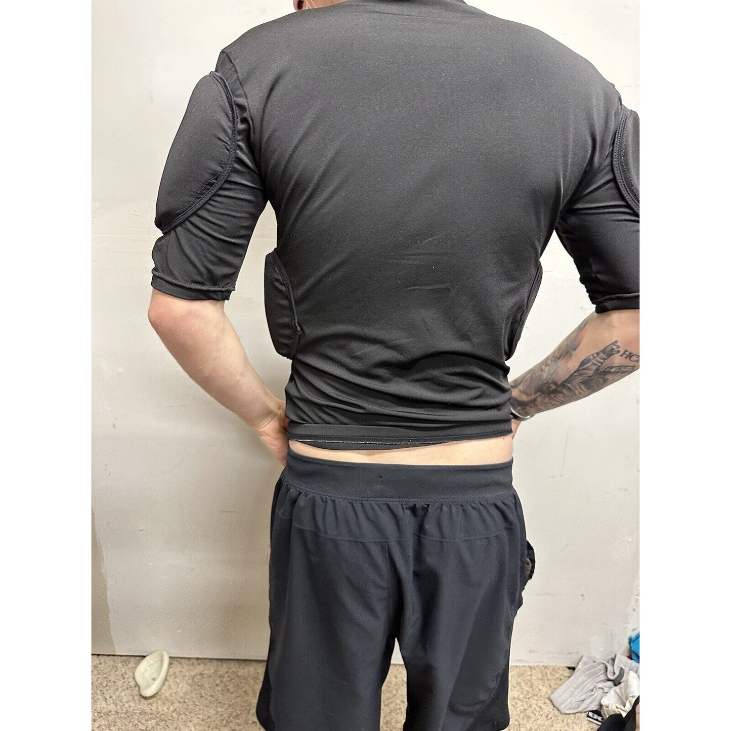 Men’s Black Small Football Pads