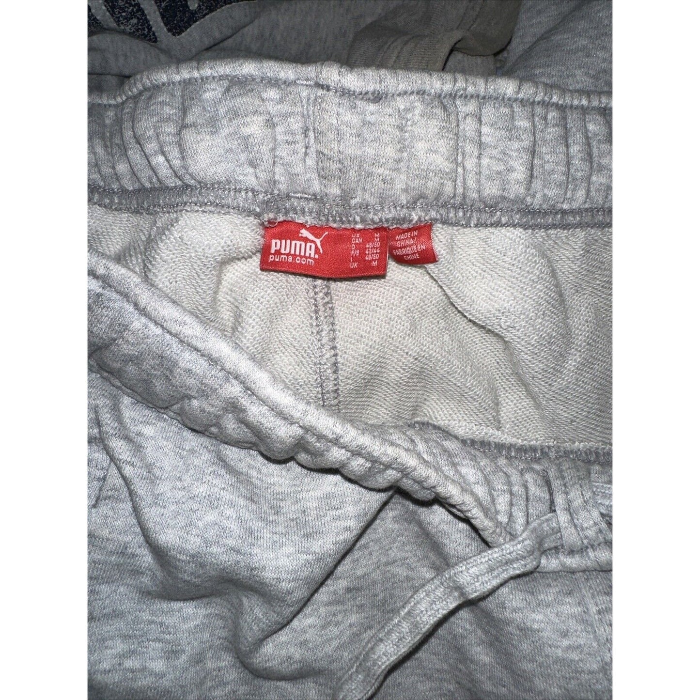Men’s Medium Gray Puma Sweat Pants With Pockets