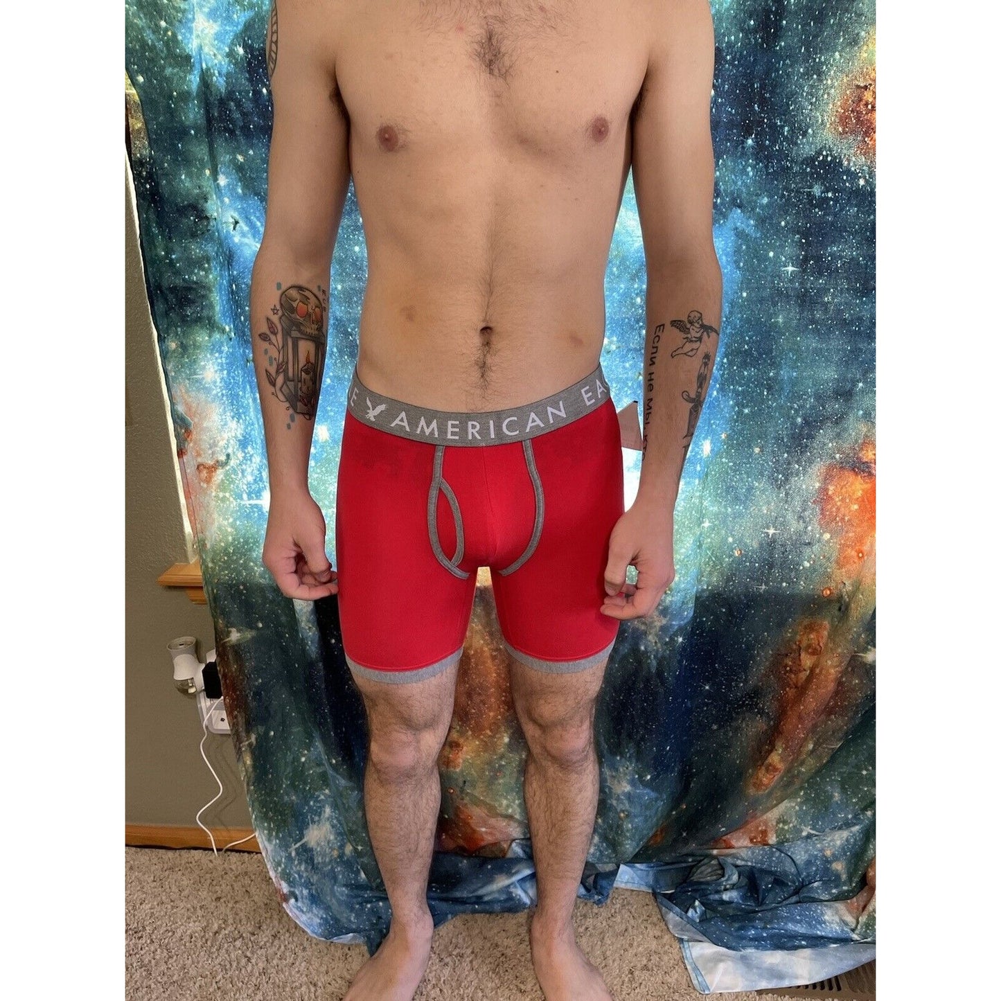 men's red american eagle compression shorts small New And Unworn