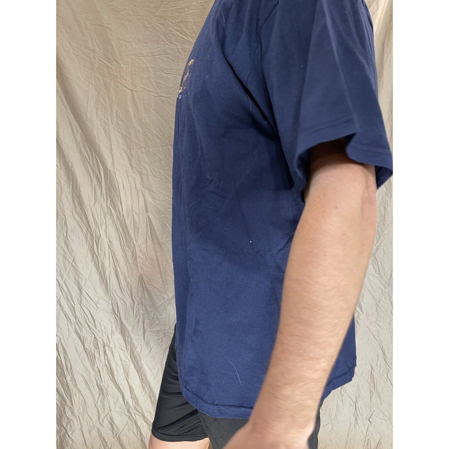 men's navy blue air force short sleeve t-shirt XL
