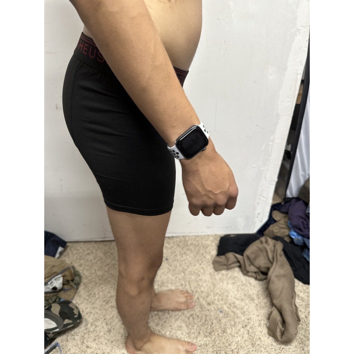 Men’s Black Van Heusen Medium Compression Shorts