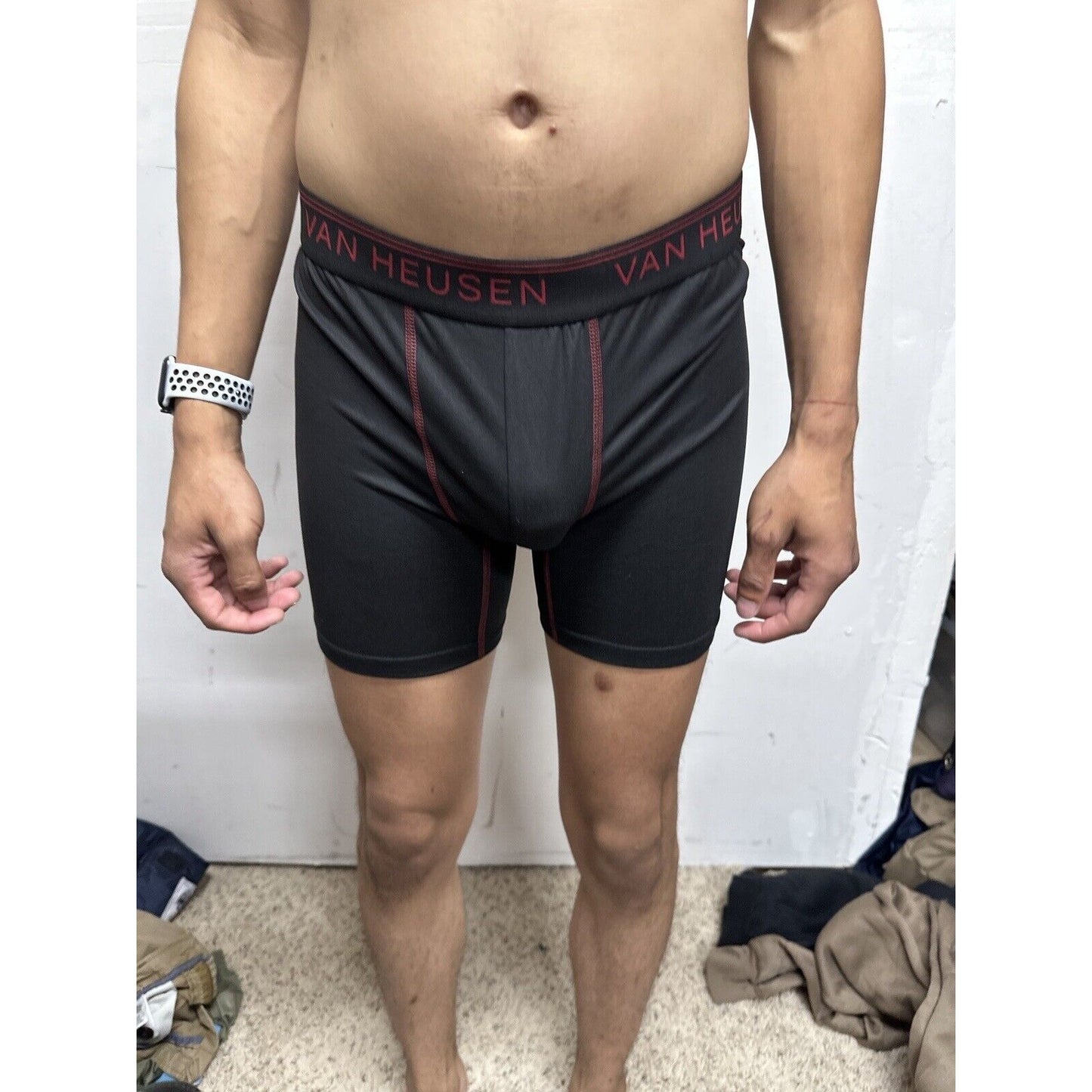 Men’s Black Van Heusen Medium Compression Shorts