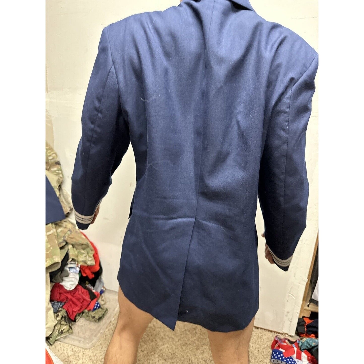 Men’s Patriot Poly Wool American Craftsman 44 Regular Military Uniform Coat