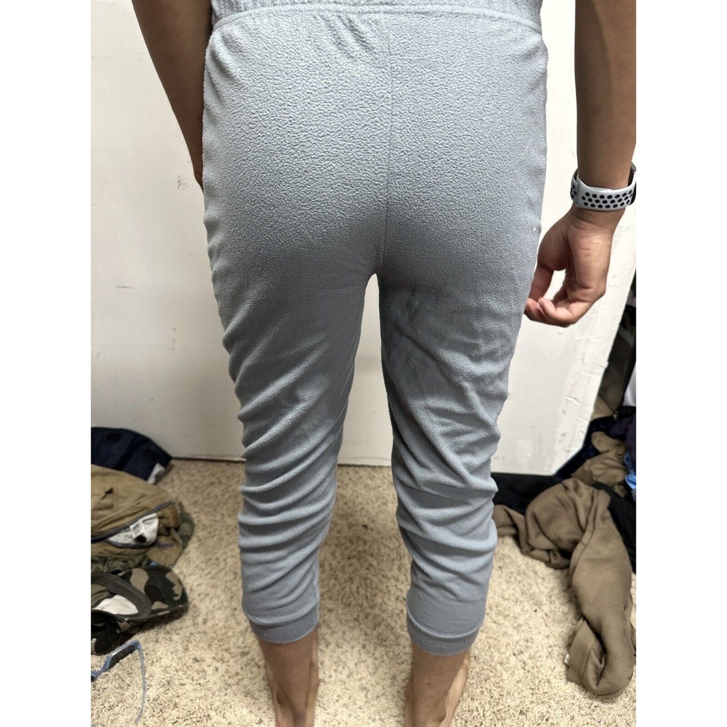 Boy’s 10-12 Fortnite Gray Sweat Pants Pajama Bottoms No Pockets