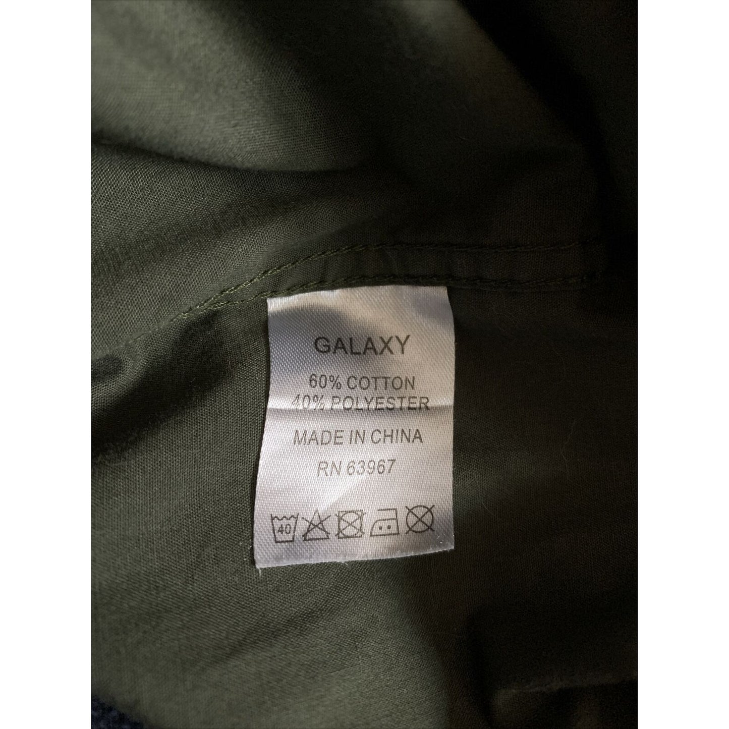 Galaxy by Harvic Men’s Slim Fit Short Sleeve Dress Shirts Olive - Size Large