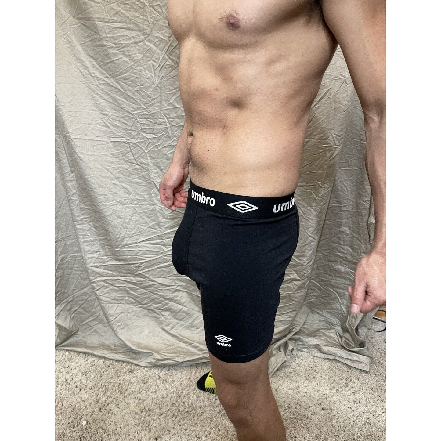 men's medium black umbro boxer briefs