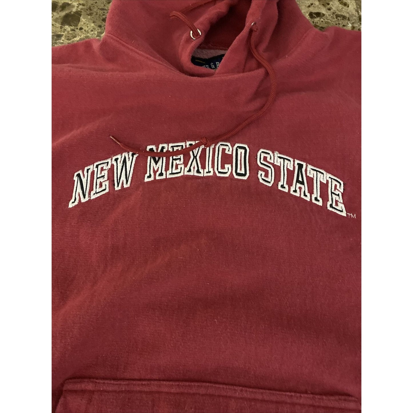NEW MEXICO STATE Steve & Barry’s Outfitters Men’s Small Red Hoodie Pullover