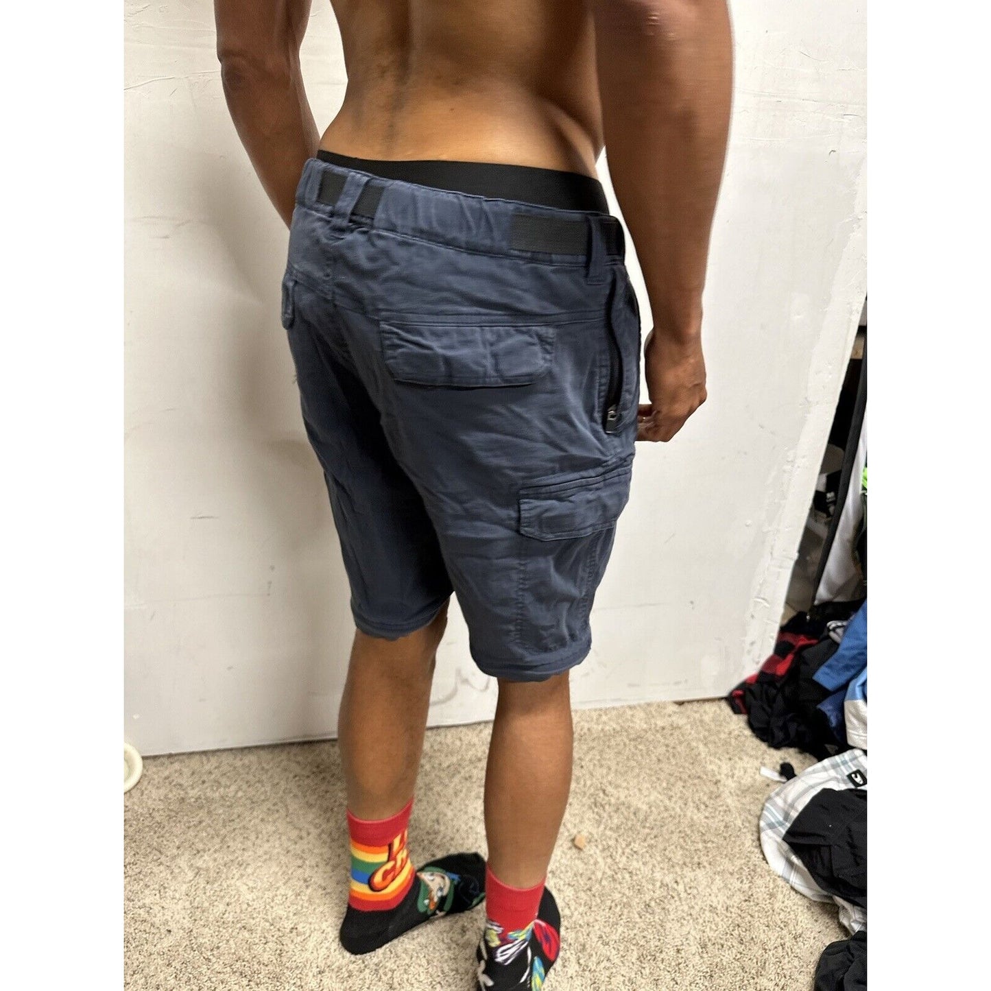 Men’s Dark Blue BC Clothing Size 30 Cargo Shorts