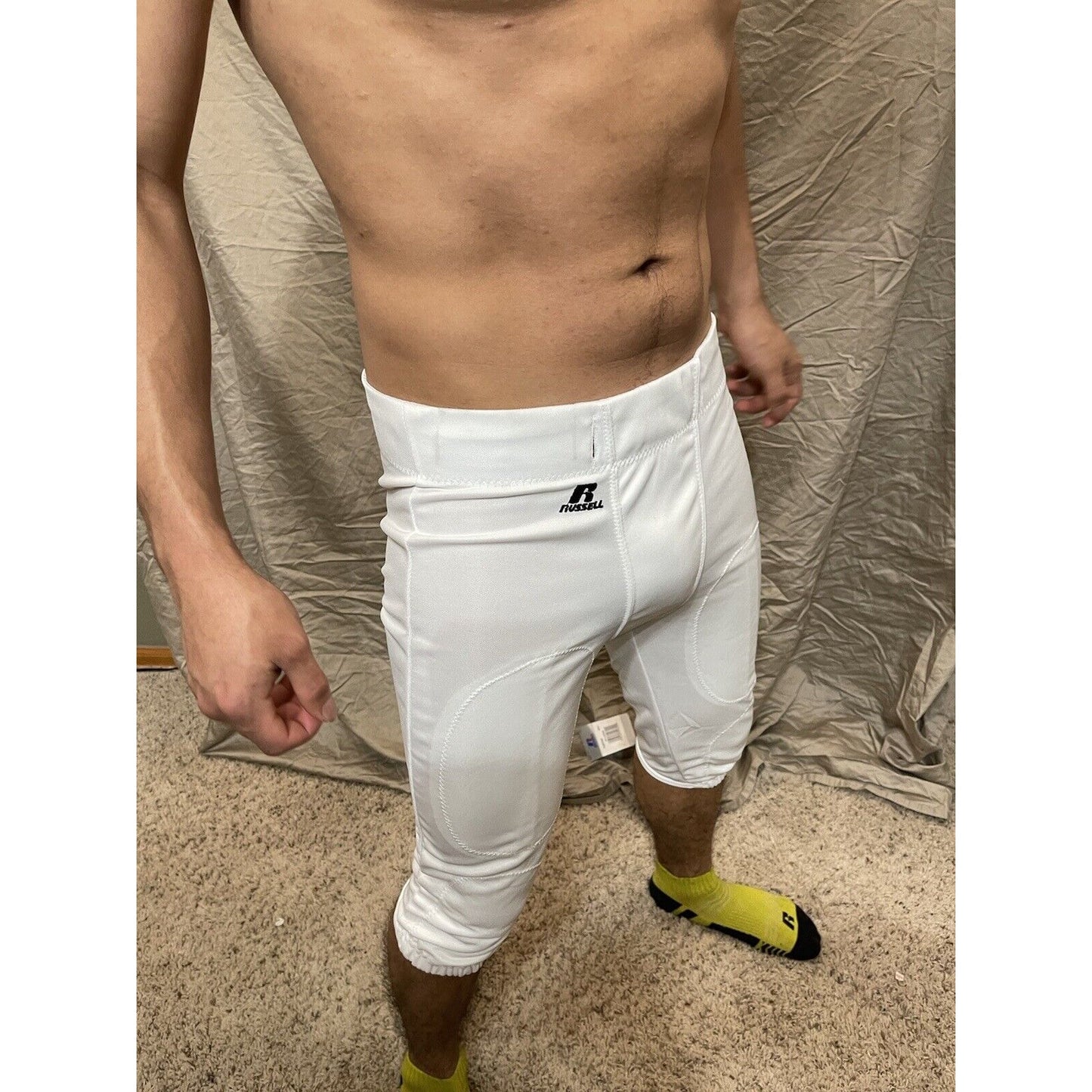 Boy's Youth XXL Russell Athletic White Football pants