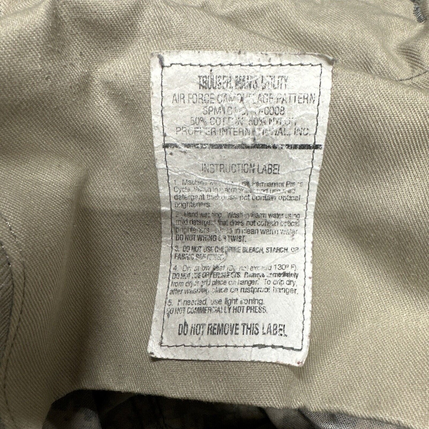 Men’s USAF Abu Airman Battle Uniform Pants Civil Air Patrol DSCP 32S