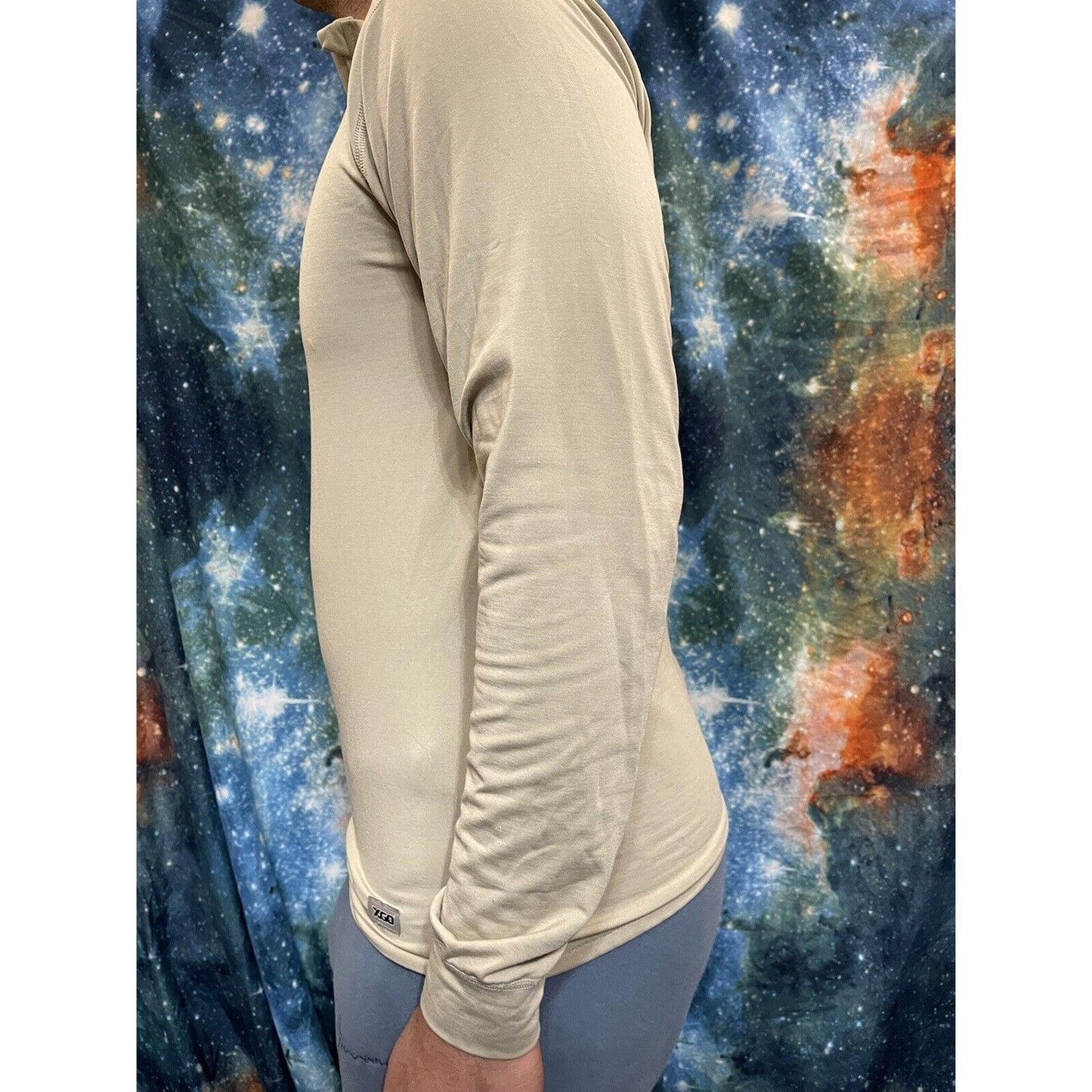 Men’s Army XGO Acclimate Dry Medium sand/tan long sleeve thermal