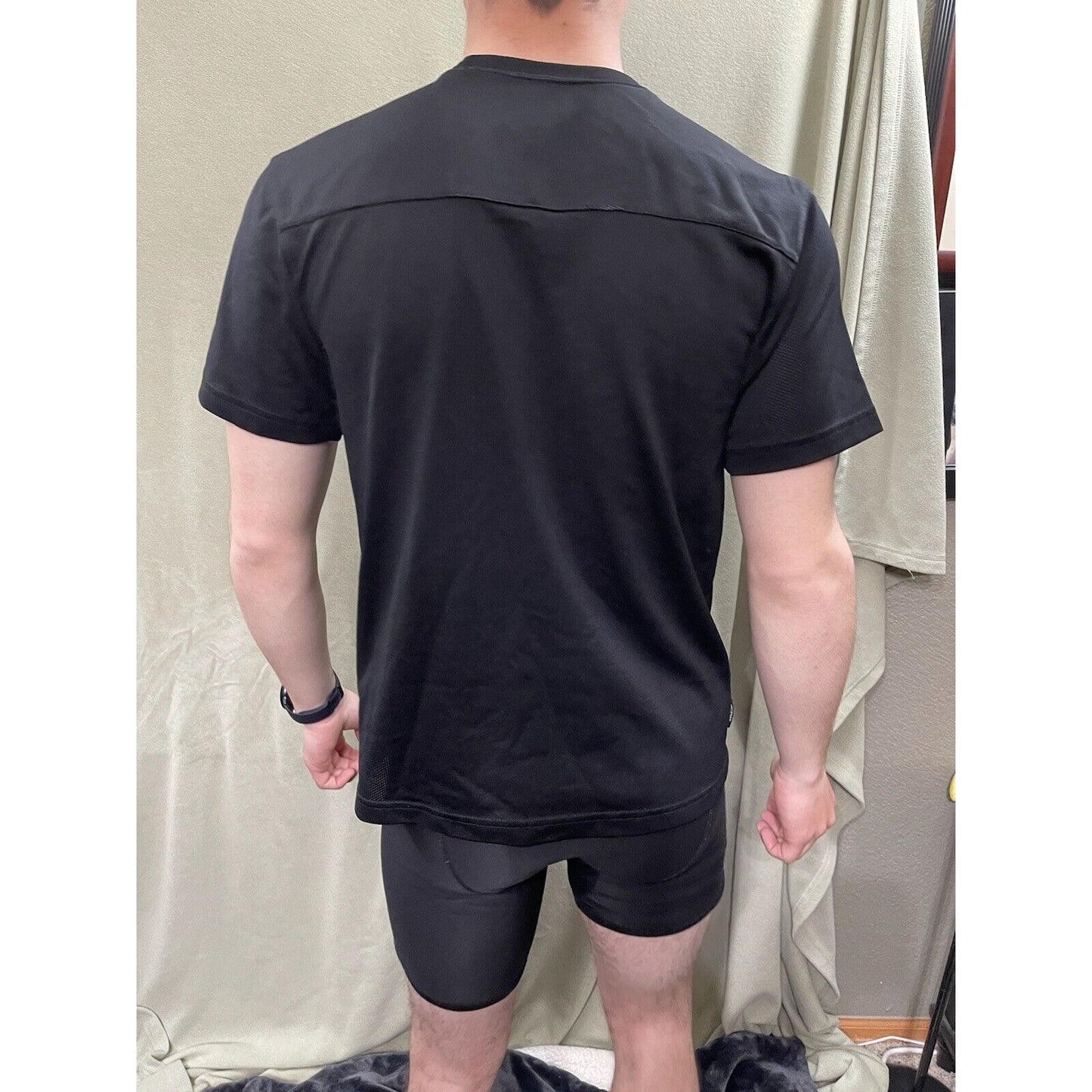 Starter Core Short Sleeve Shirt Dri-Star Black Men’s Size Small