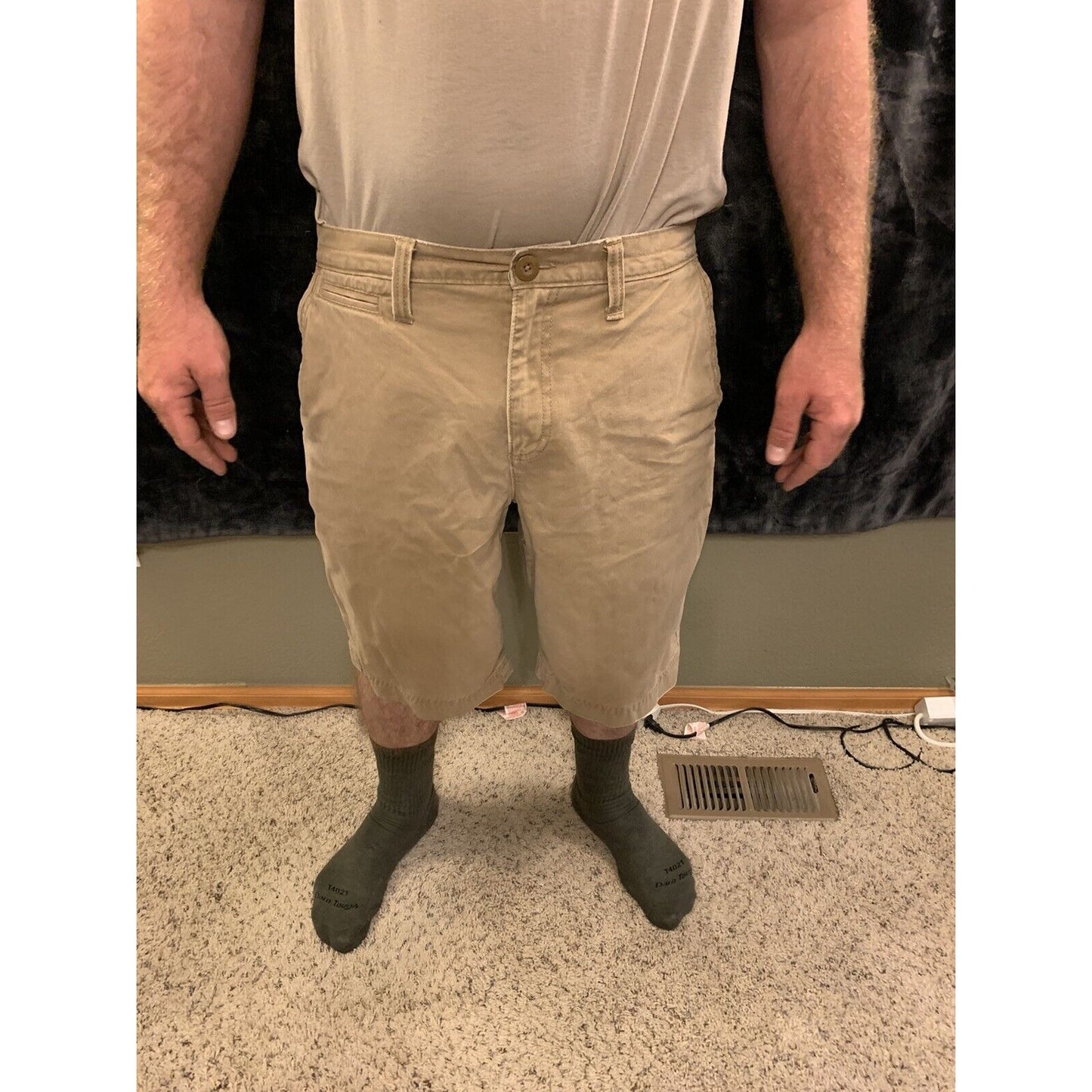Urban Pipeline UP Shorts Mens 34 Cotton Casual Khaki / TAN RN 73277