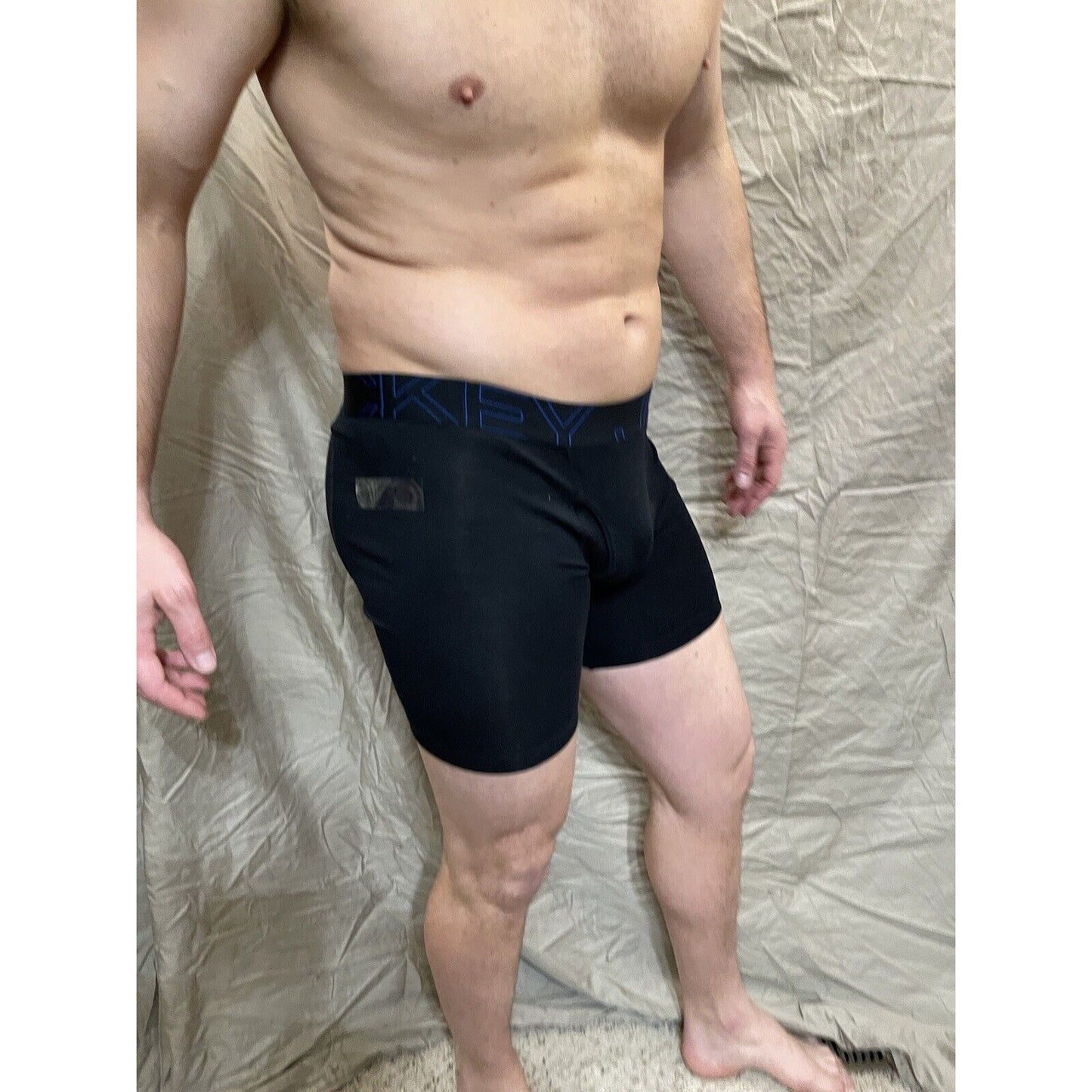 men's black jockey medium boxer briefs active blend midway brief New And Unworn