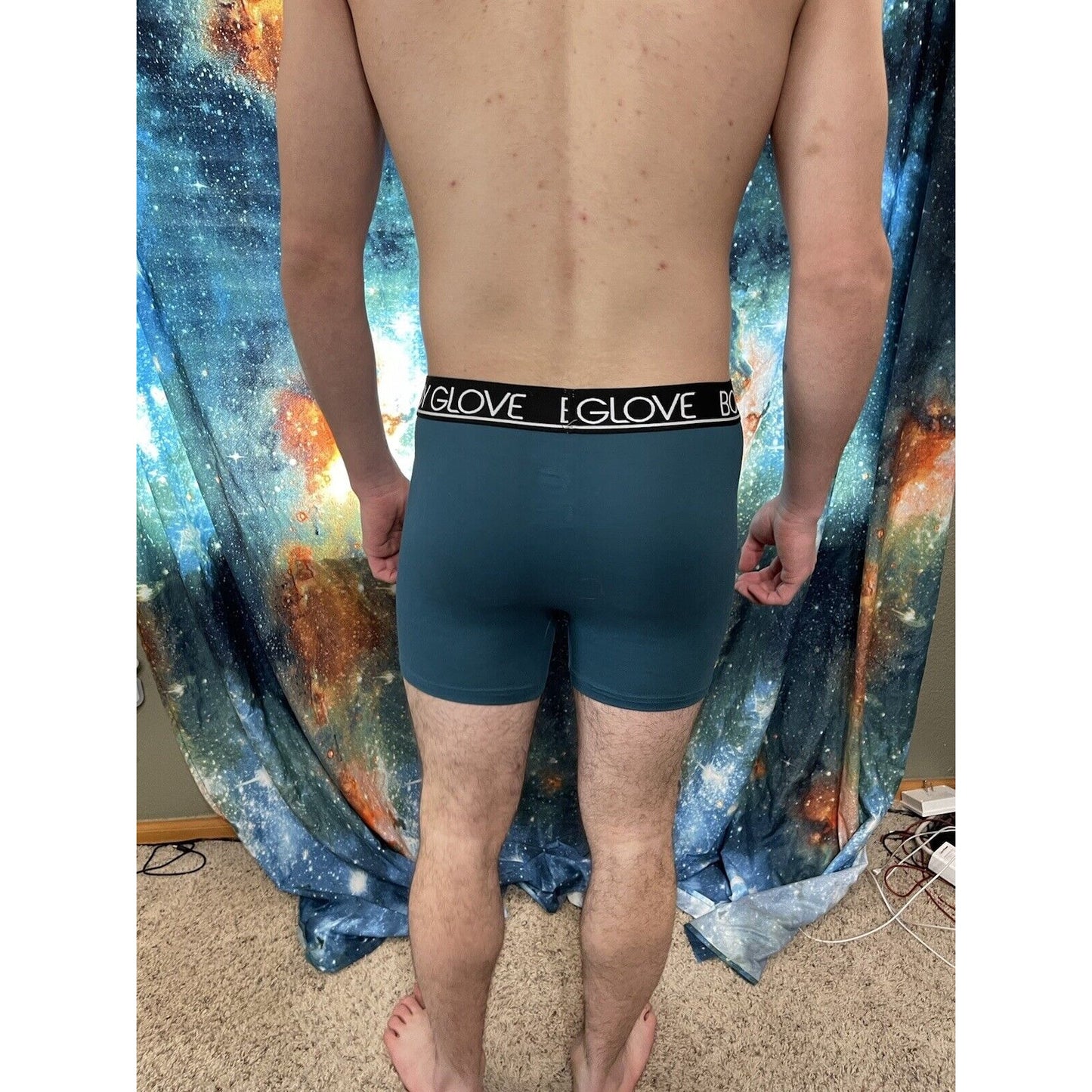 men's Large body glove green compression shorts new and unworn