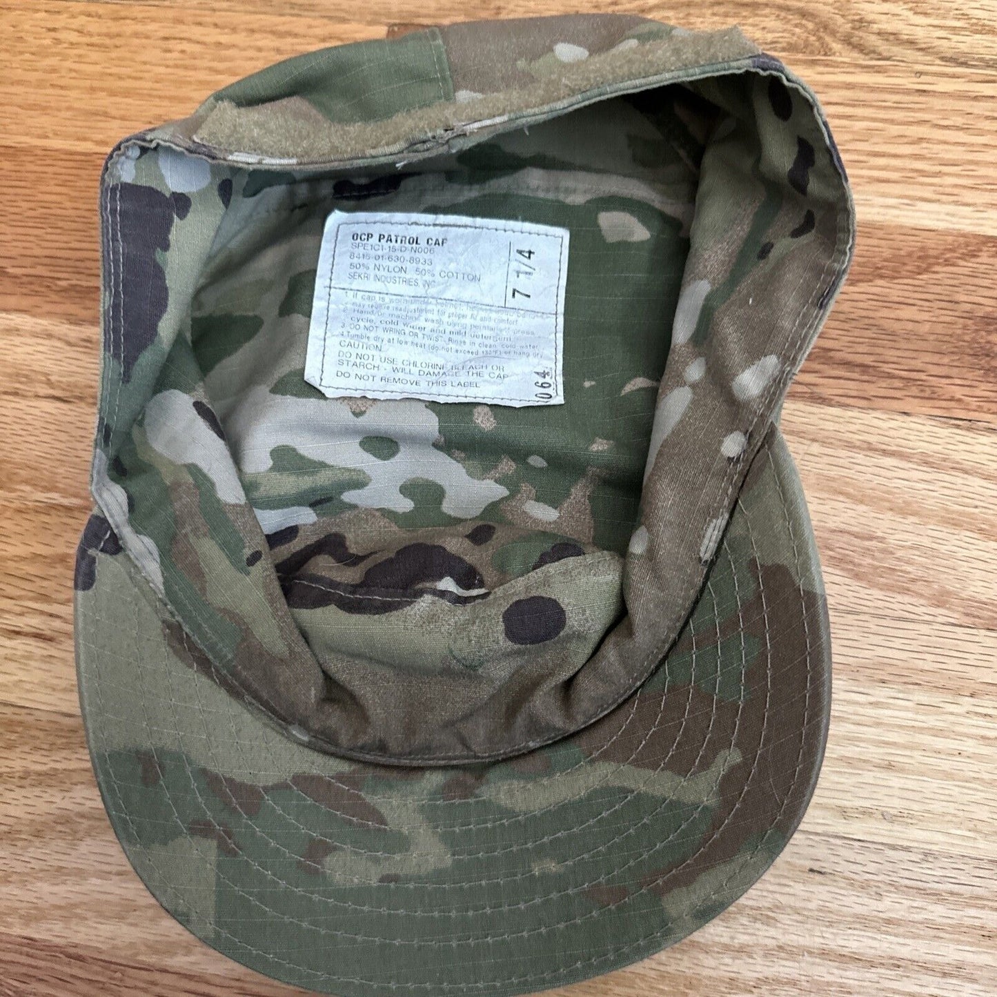 Men’s OCP Cap Hat Cover 7 1/4 Ocp Patrol Cap Army USSF USAF