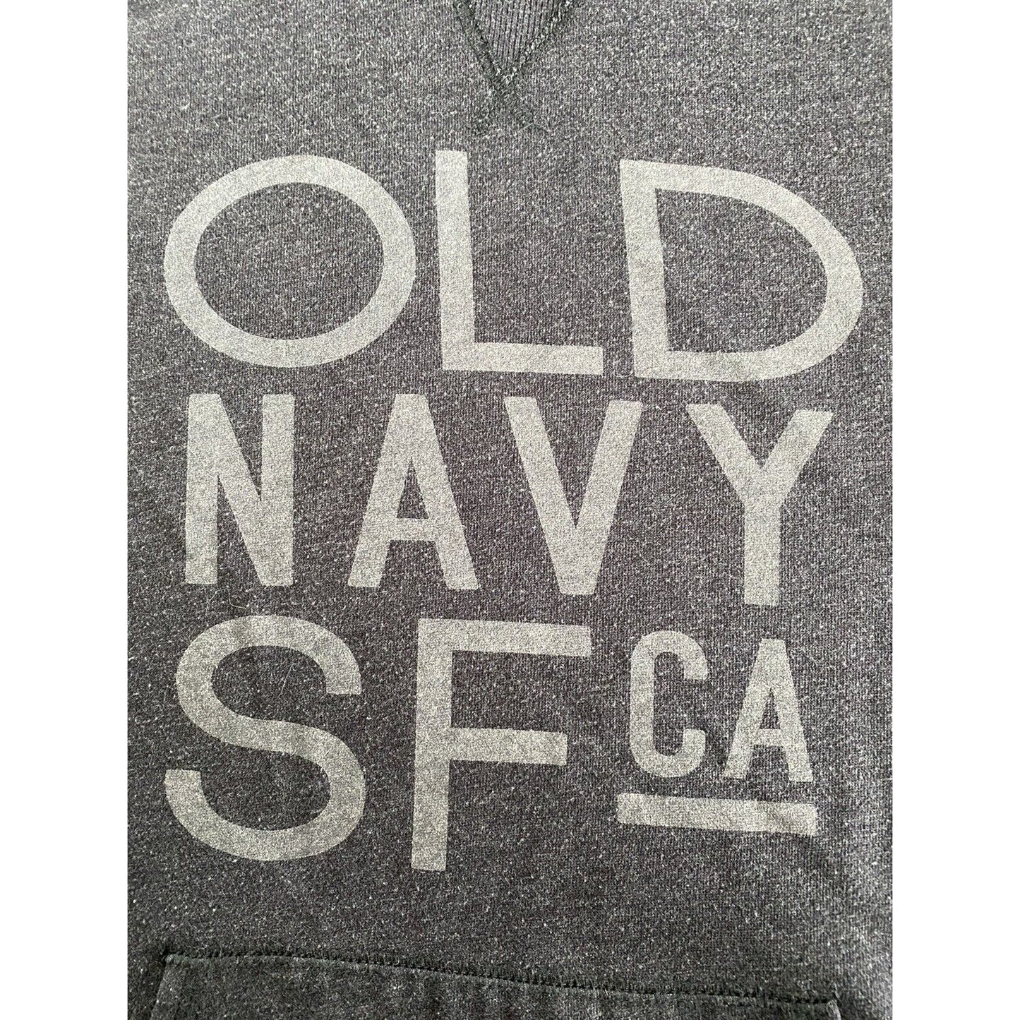 Old Navy SFCA Dark Gray Men’s Large Pullover Hooded Long Sleeves Sweatshirt