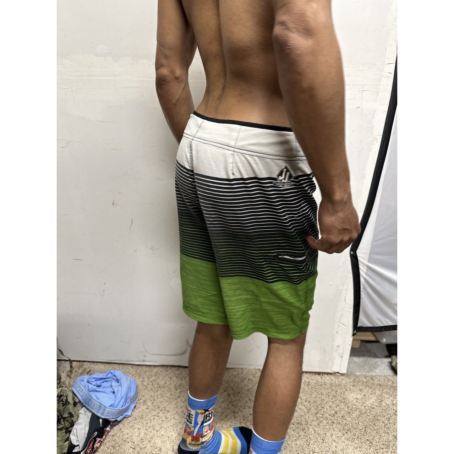 Men’s Striped Multicolor John John Fits Like A Medium Bathing Trunks O’Neill