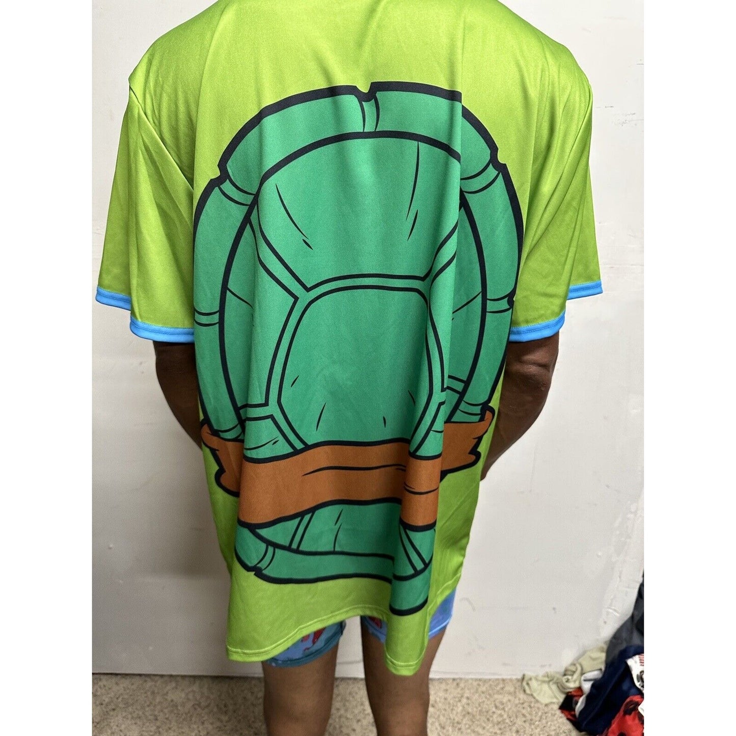 Nickelodeon Teenage Mutant Ninja Turtles Mens L/XL Costume Shirt - Leonardo