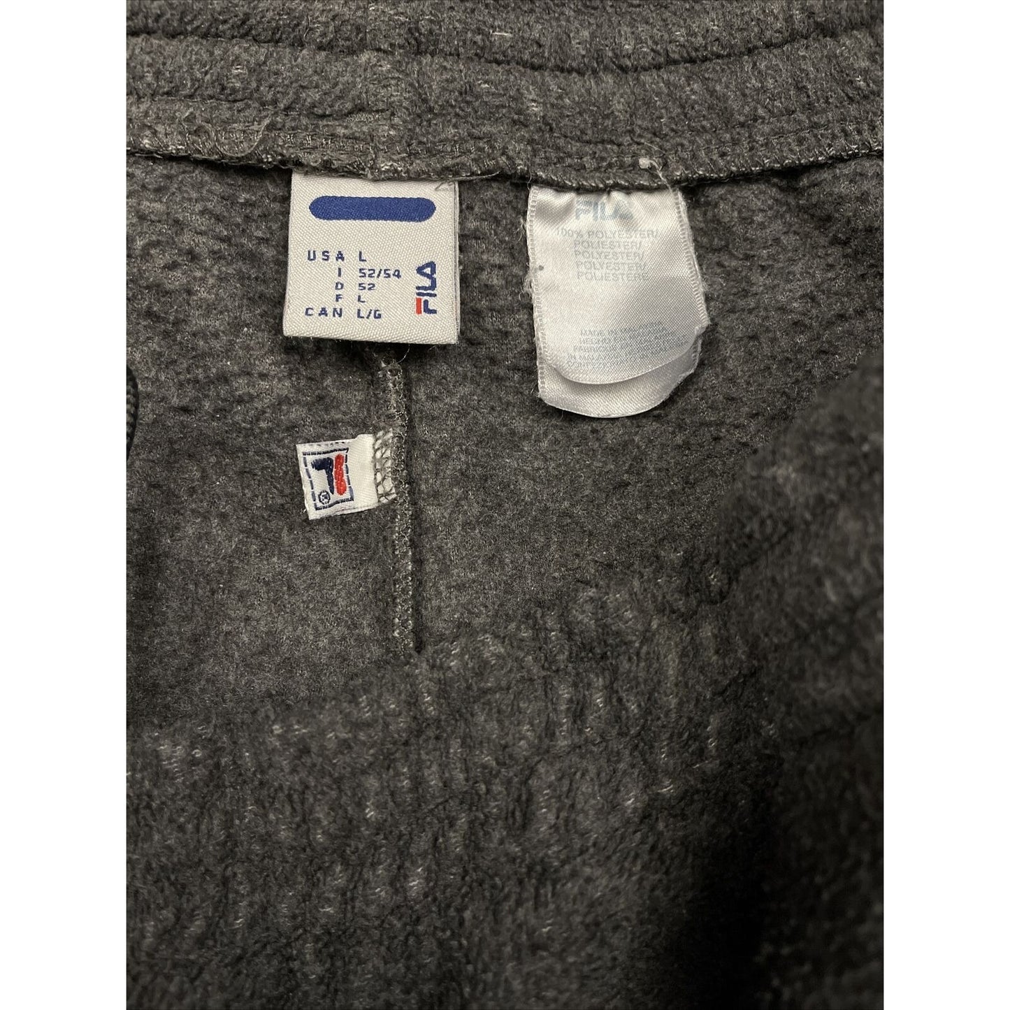 Men’s Fila Large Gray Sweat Pants With Pockets