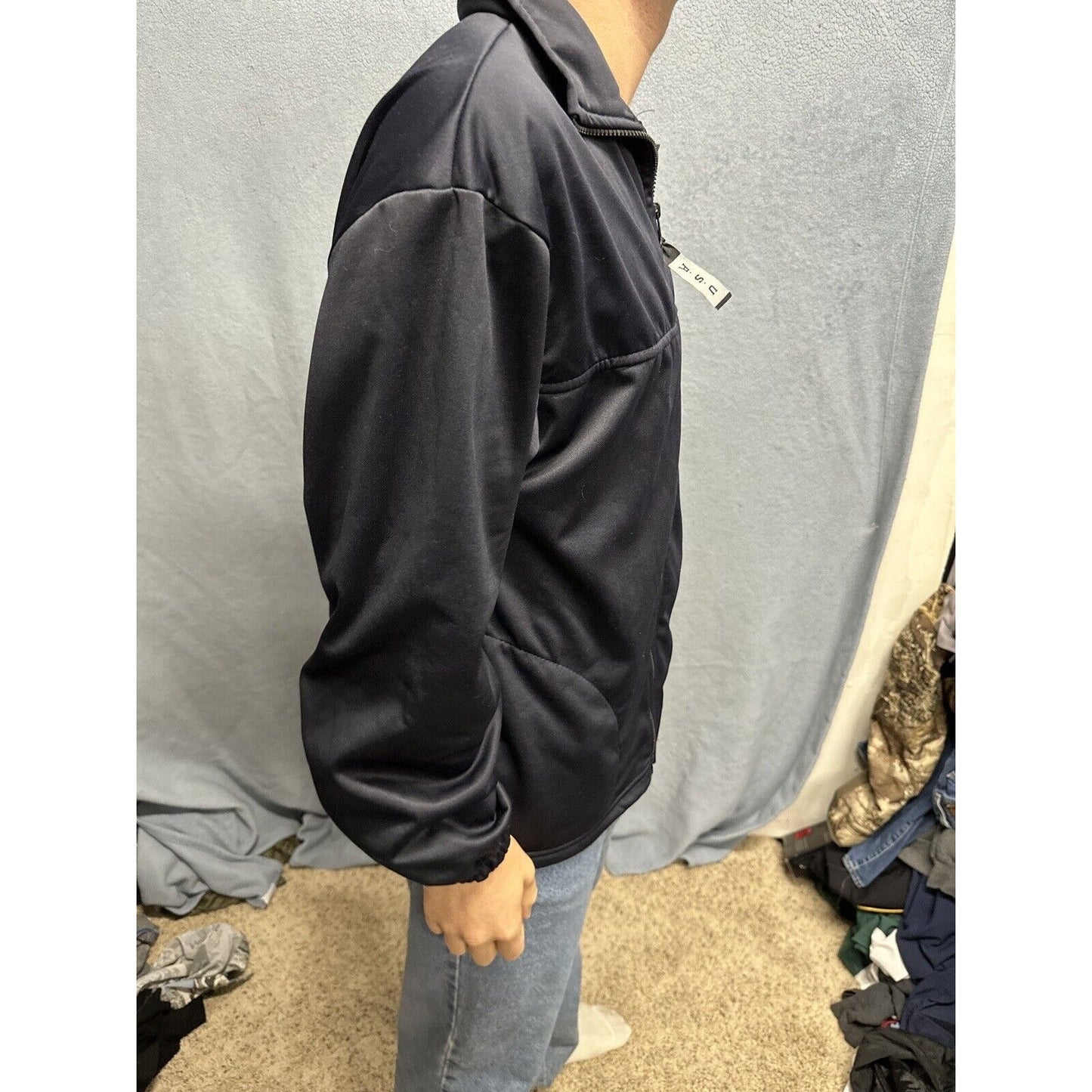 Men’s Dark Blue US Olympic Committee Fill Zip Large Jacket Polyester