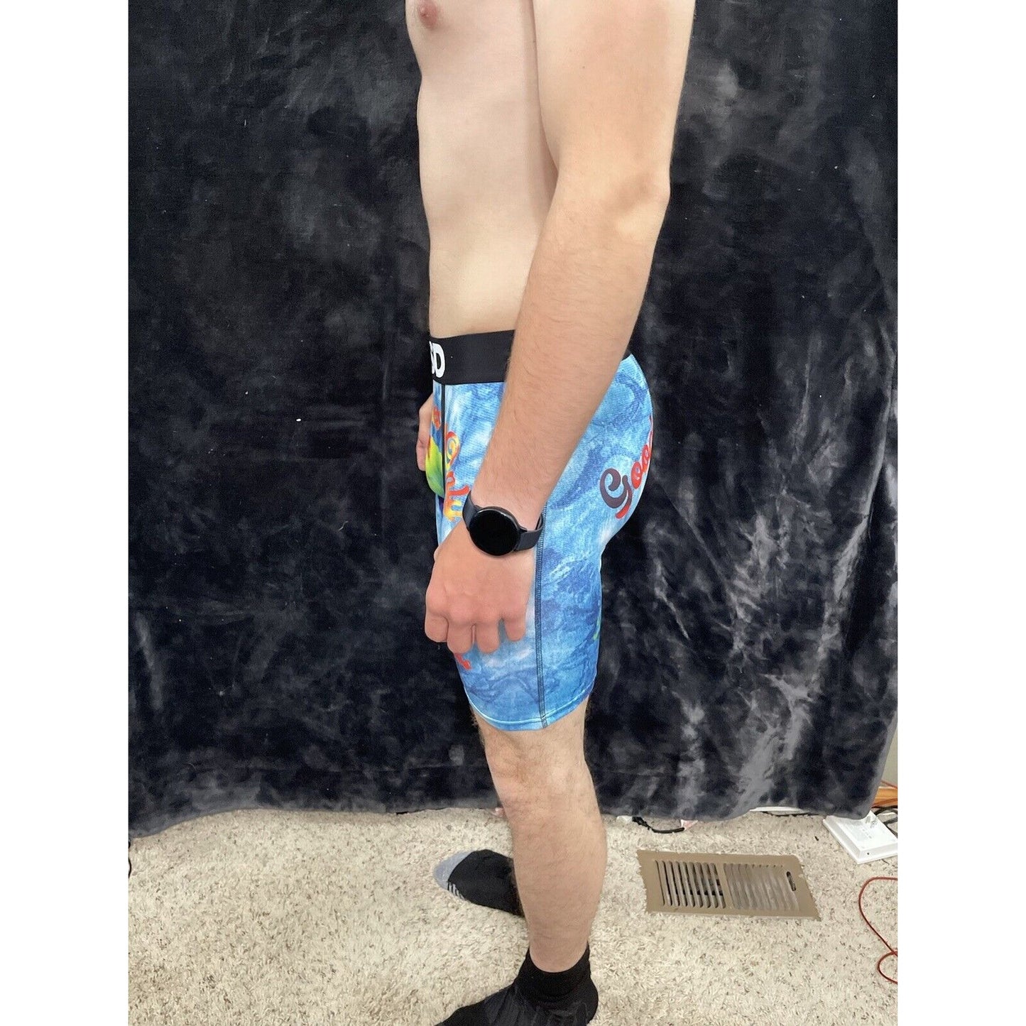 Men’s PSD Medium Good Vibes Only Boxer Briefs Multicolor Bob Ross