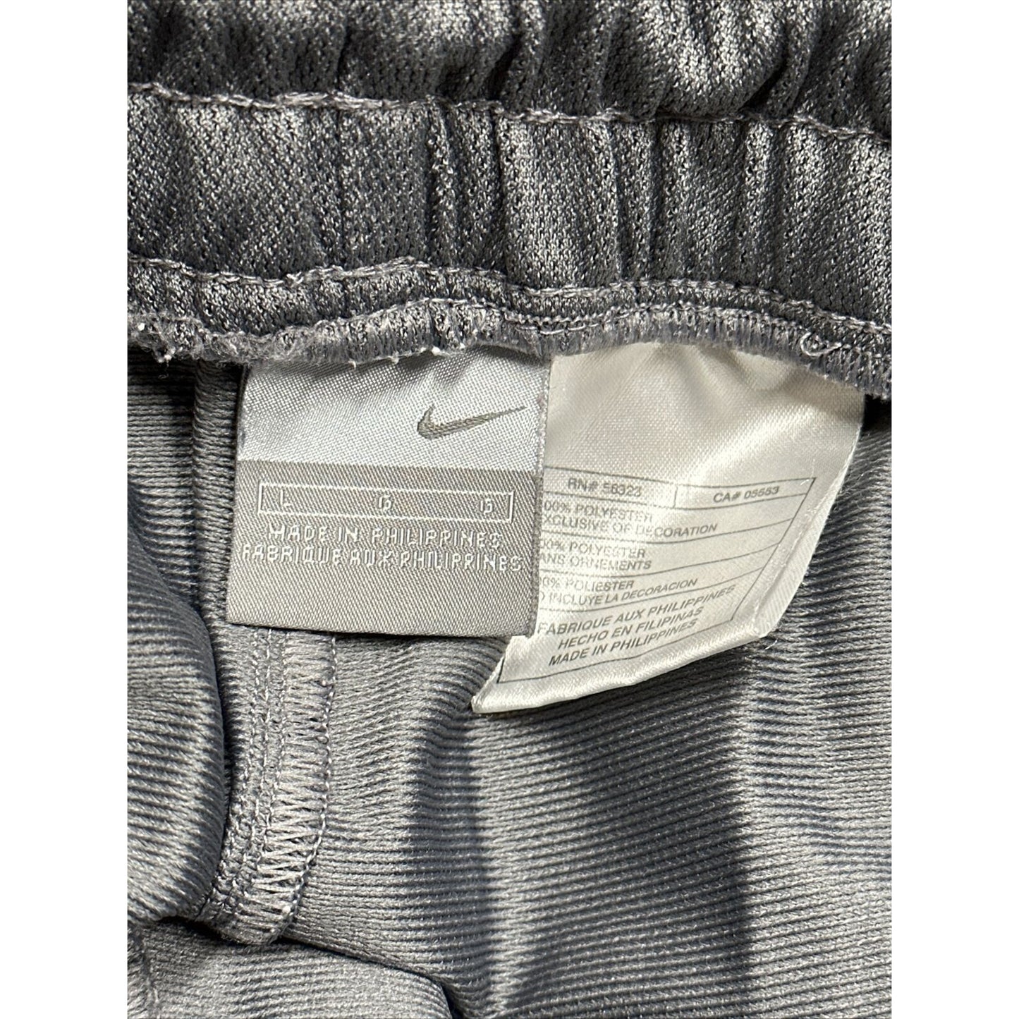 men’s gray nike sweat pants jogger Large With Pockets
