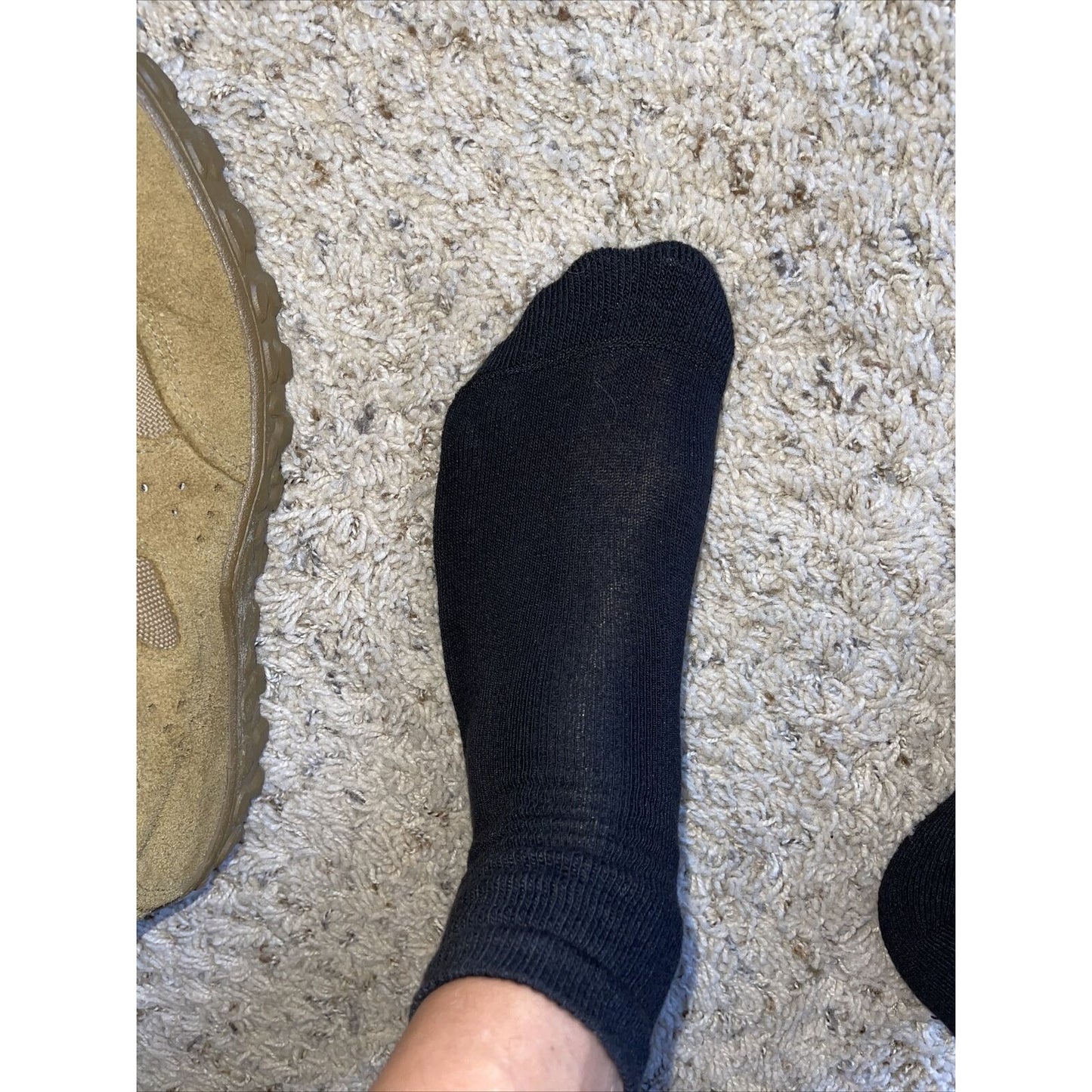men's hanes black X-temp socks